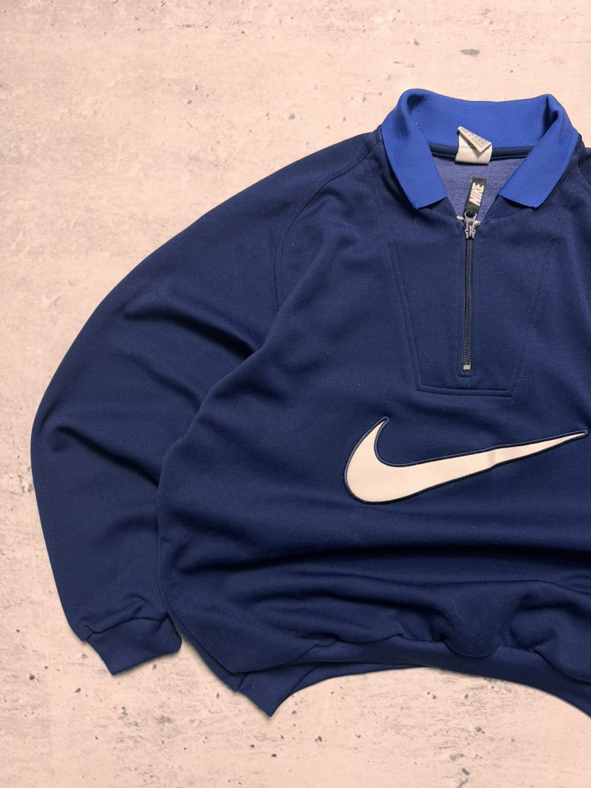 Nike × Vintage NIKE VINTAGE CENTER LOGO OVERSIZE BOXY SWEATSHIRT Size US M / EU 48-50 / 2 - 2 Thumbnail