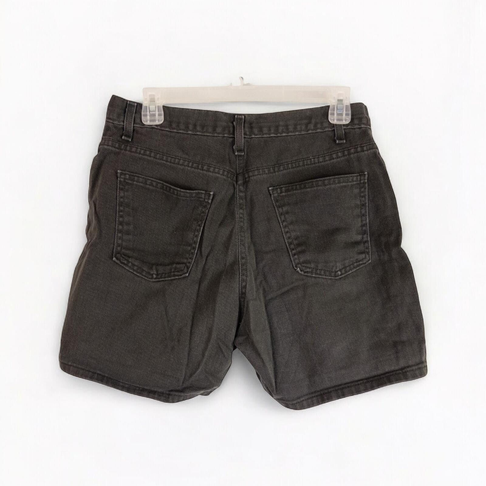 Faded Glory Faded Glory Vintage Black Solid Shorts Womens 12 Large Size 34" / US 12 / IT 48 - 8 Thumbnail