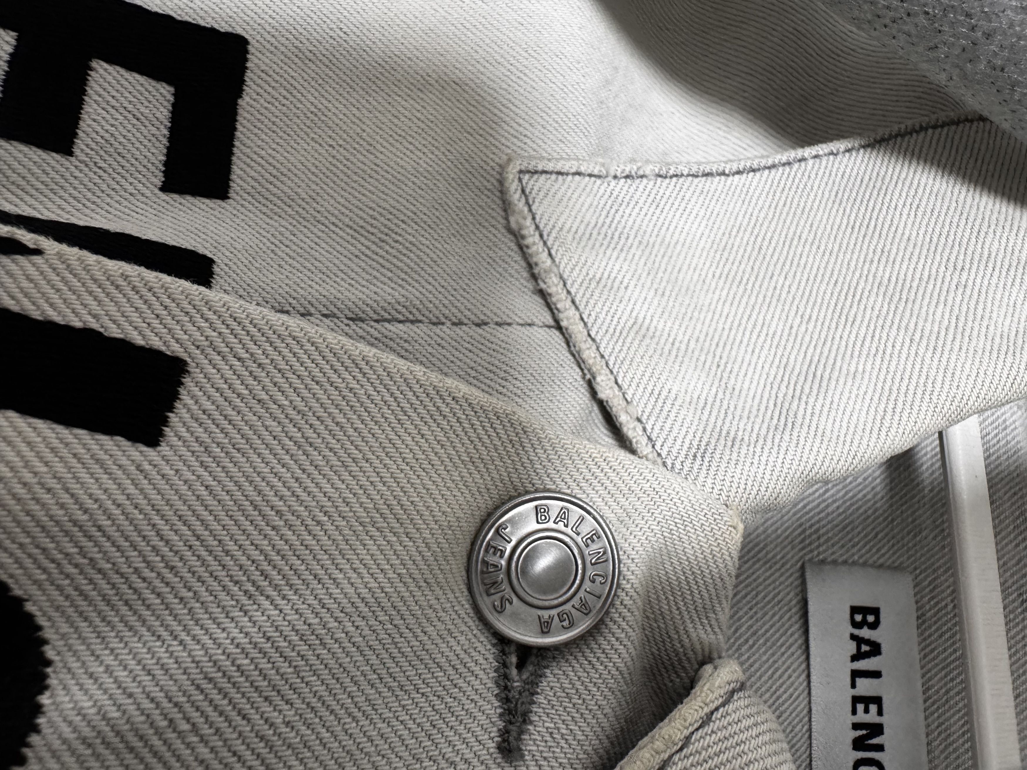 Balenciaga Balenciaga Front Logo Denim Jacket Size US M / EU 48-50 / 2 - 6 Thumbnail