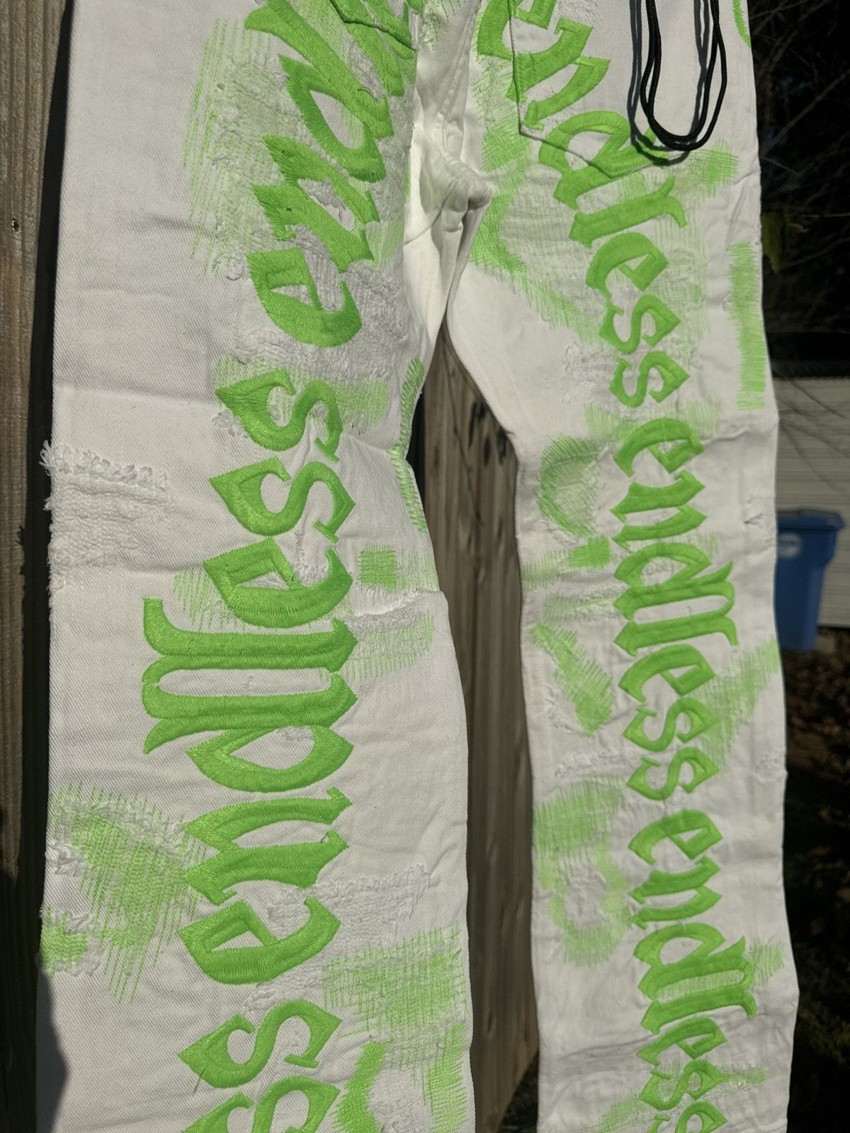 Endless NEW ENDLESS DENIM “Green on White” Size 34 Size US 34 / EU 50 - 6 Thumbnail