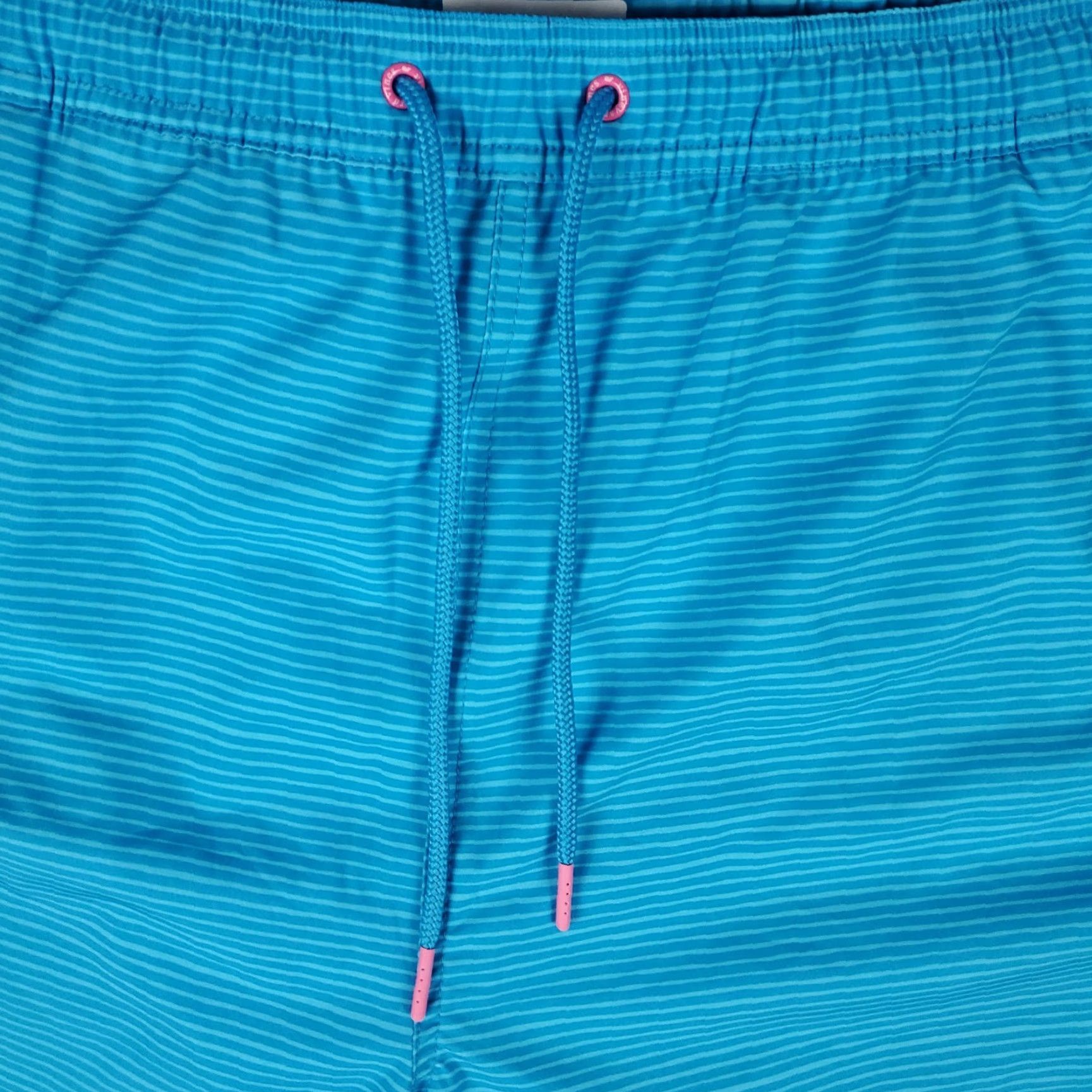 Vineyard Vines Vineyard Vines Men Shorts 2XL Blue Striped Surf Beach Trunks Swim Board Bottom Size US 39 - 2 Thumbnail