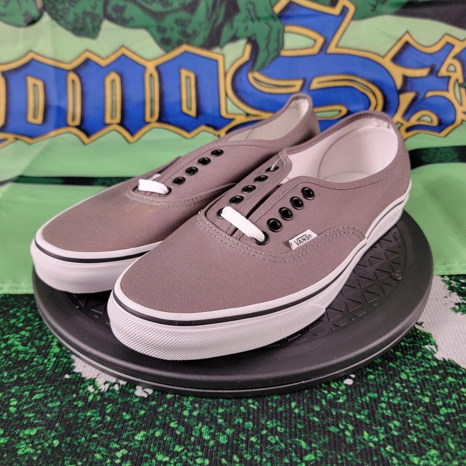 Vans Vans Authentic Sneakers Unisex Pewter/Black Sz 8.5M 10W Size US 8.5 / EU 41-42 - 1 Thumbnail