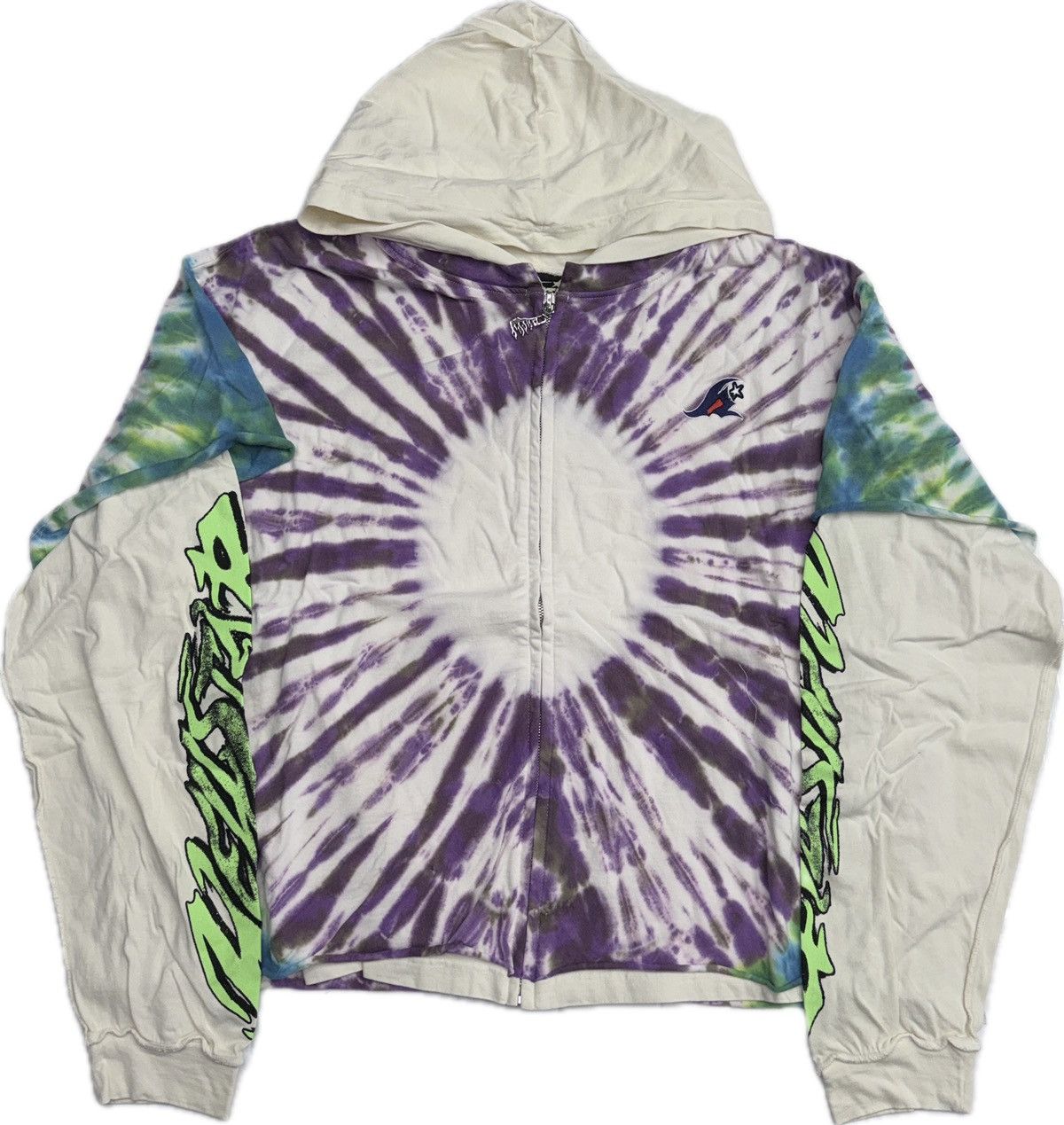 HELLSTAR Hellstar Tie Dye Zip Up Hoodie Size US XS / EU 42 / 0 - 1 Thumbnail