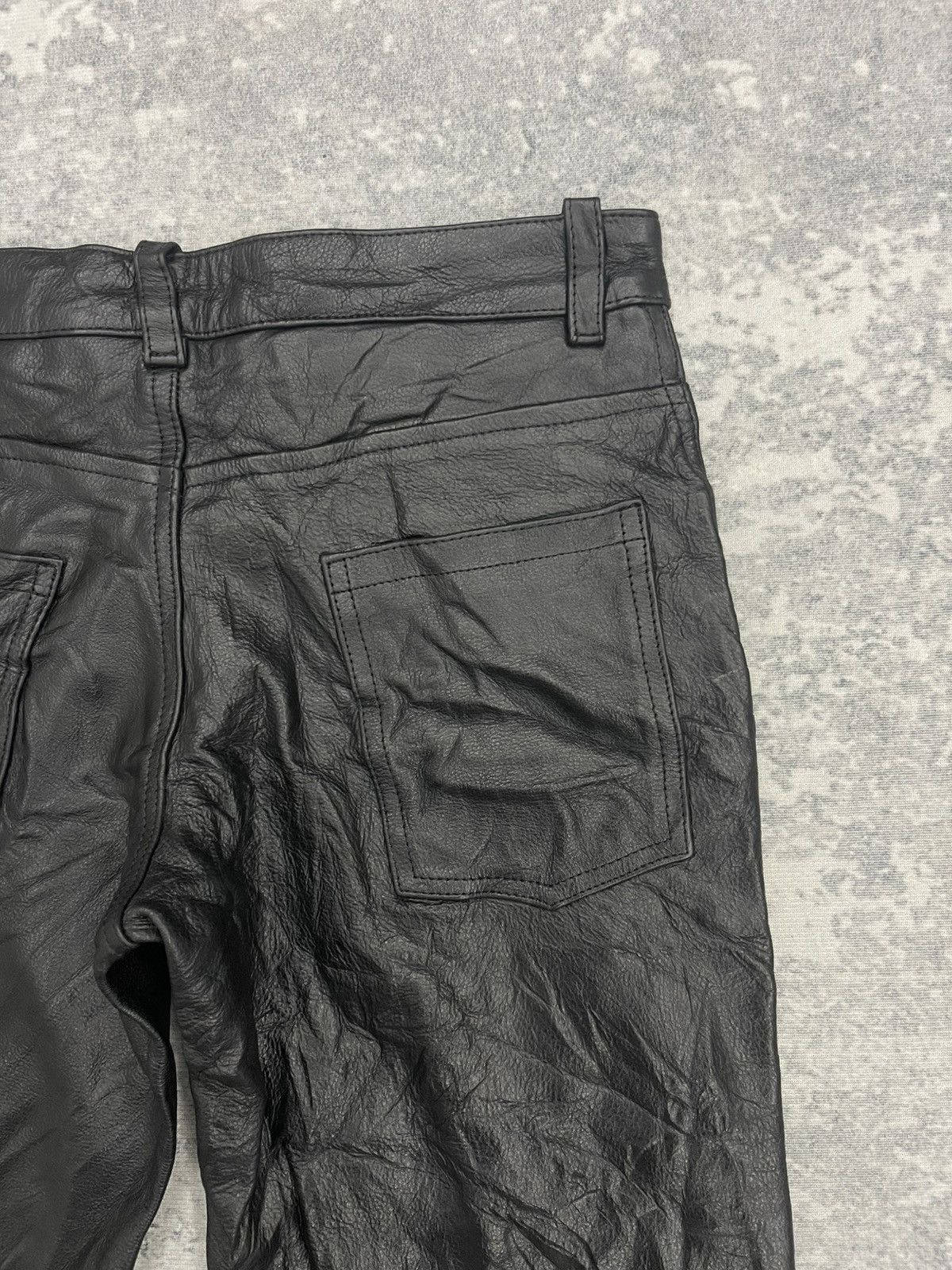 Genuine Leather Moto Field Cow Leather Pants Size US 30 / EU 46 - 12 Thumbnail