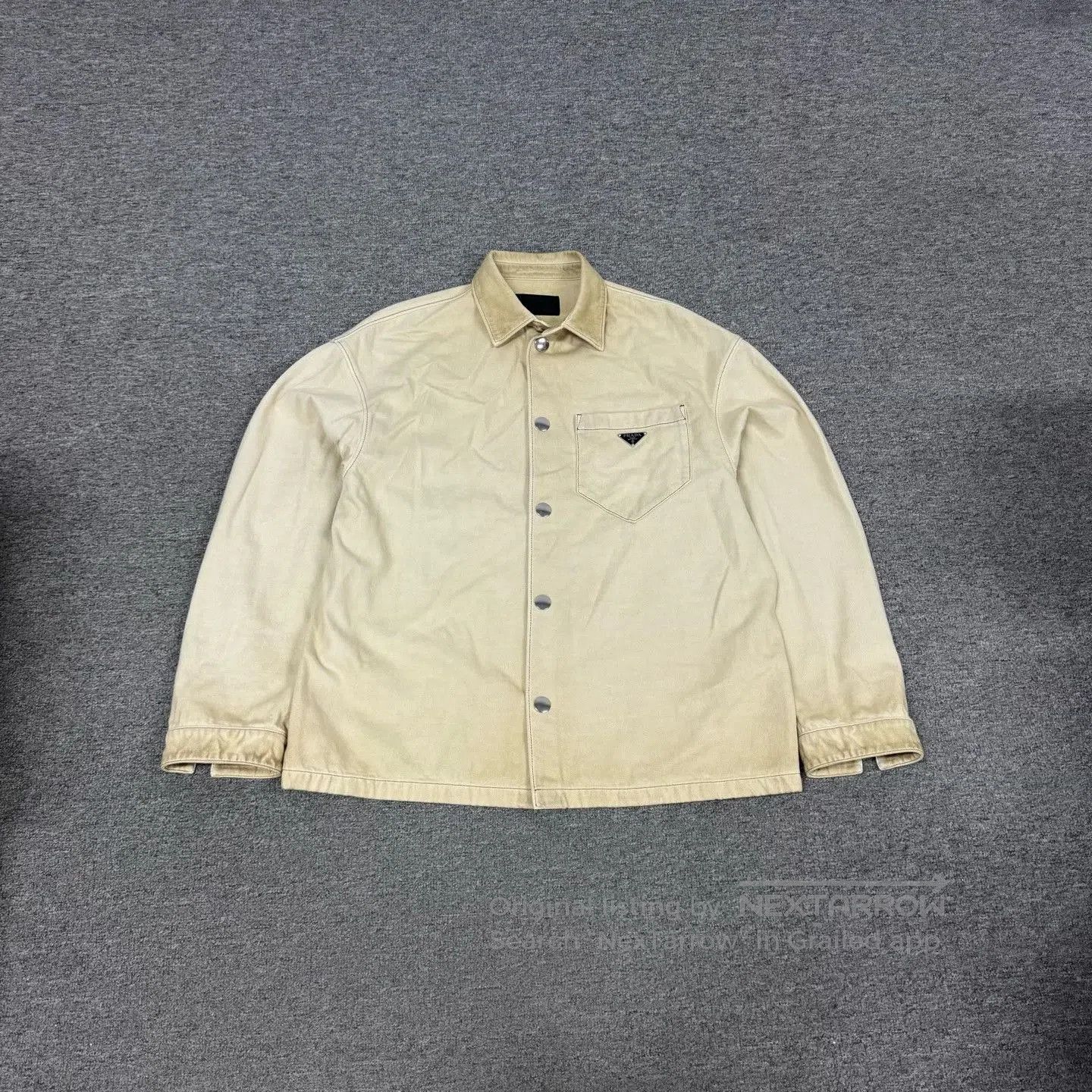 Prada Prada 25SS Triangle Logo Mud. Size US M / EU 48-50 / 2 - 2 Thumbnail