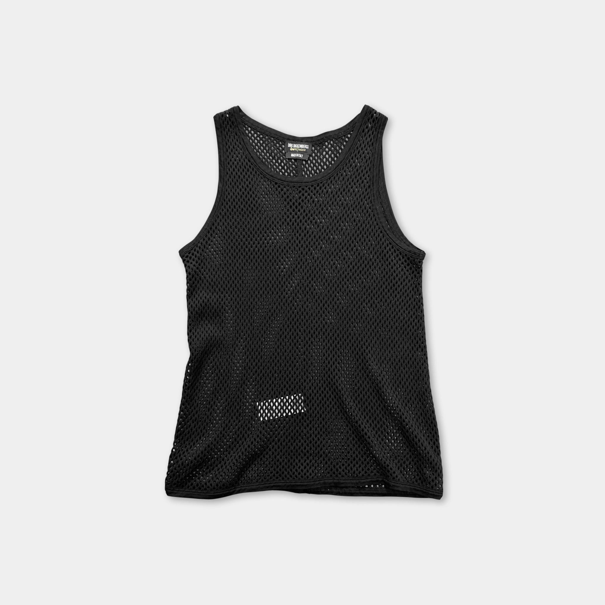 Dirk Bikkembergs Dirk Bikkembergs Sport Couture Black Mesh Tank Top Size US M / EU 48-50 / 2 - 1 Thumbnail
