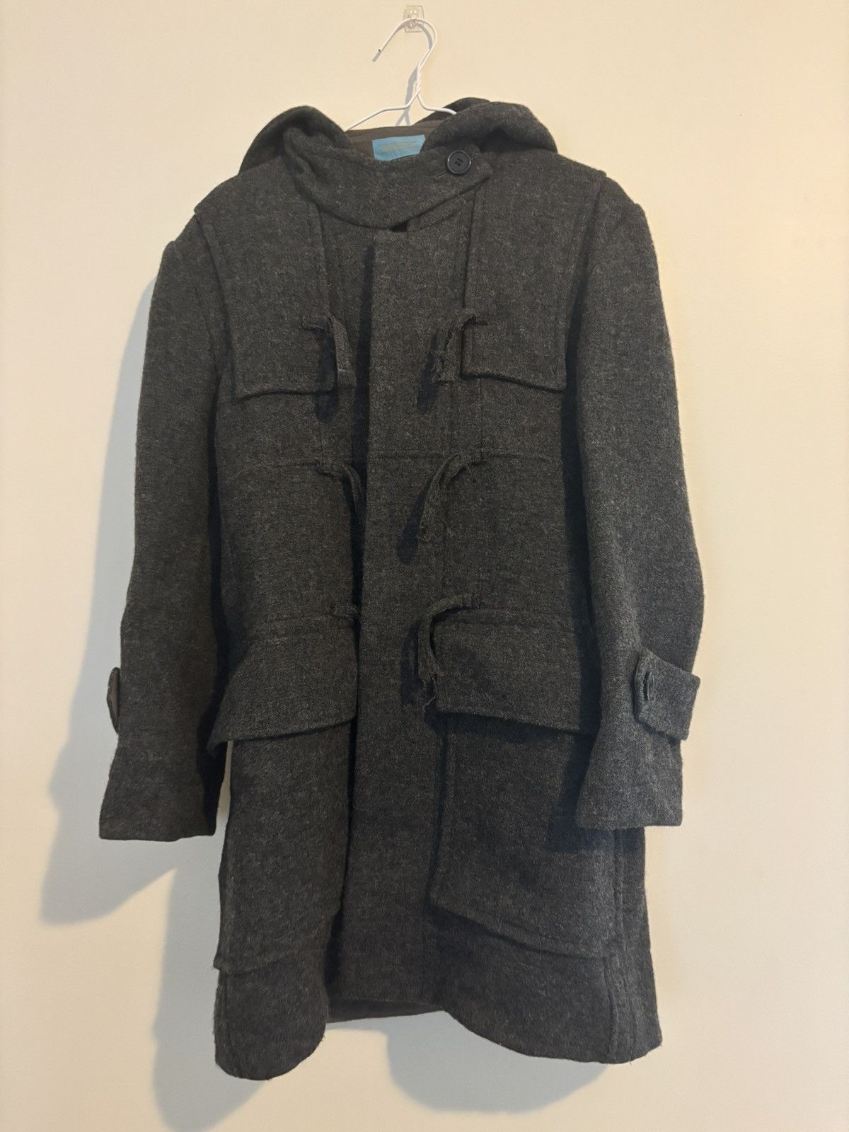 Jun Takahashi × Undercover Undercover 97AW “Leaf” Wool Duffle Coat Size US M / EU 48-50 / 2 - 3 Thumbnail