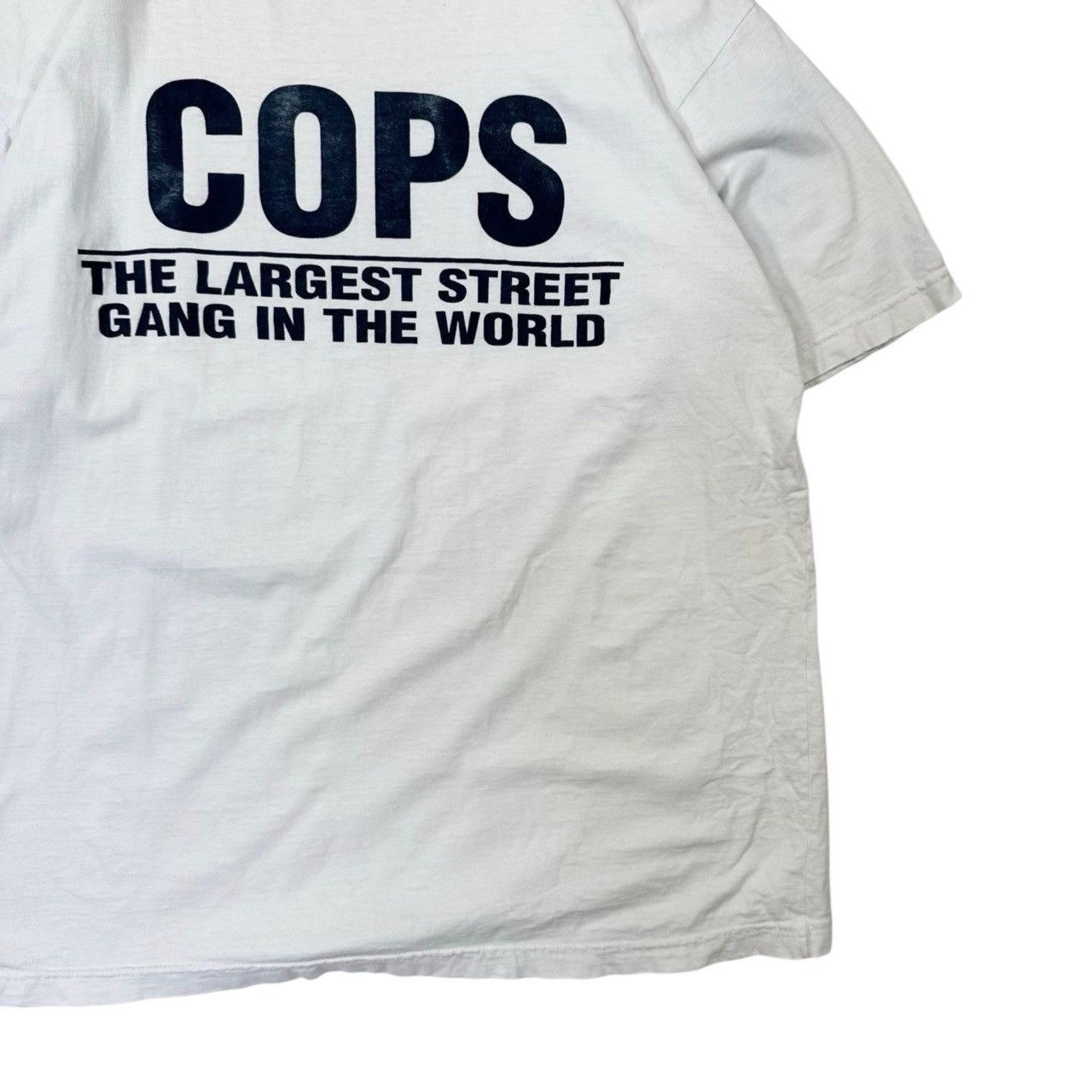 Vintage Vintage 00s Cops The Largest Street Gang in the World Size US XL / EU 56 / 4 - 3 Thumbnail