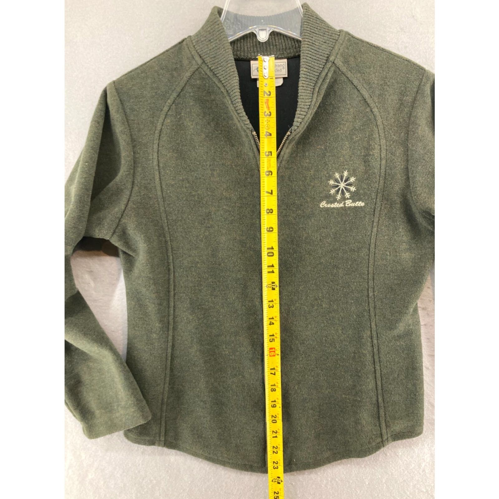 Vintage VINTAGE Green Brand Recycled Womens Jacket M Green USA MADE Full Zip Recycled Blend Size M / US 6-8 / IT 42-44 - 3 Thumbnail