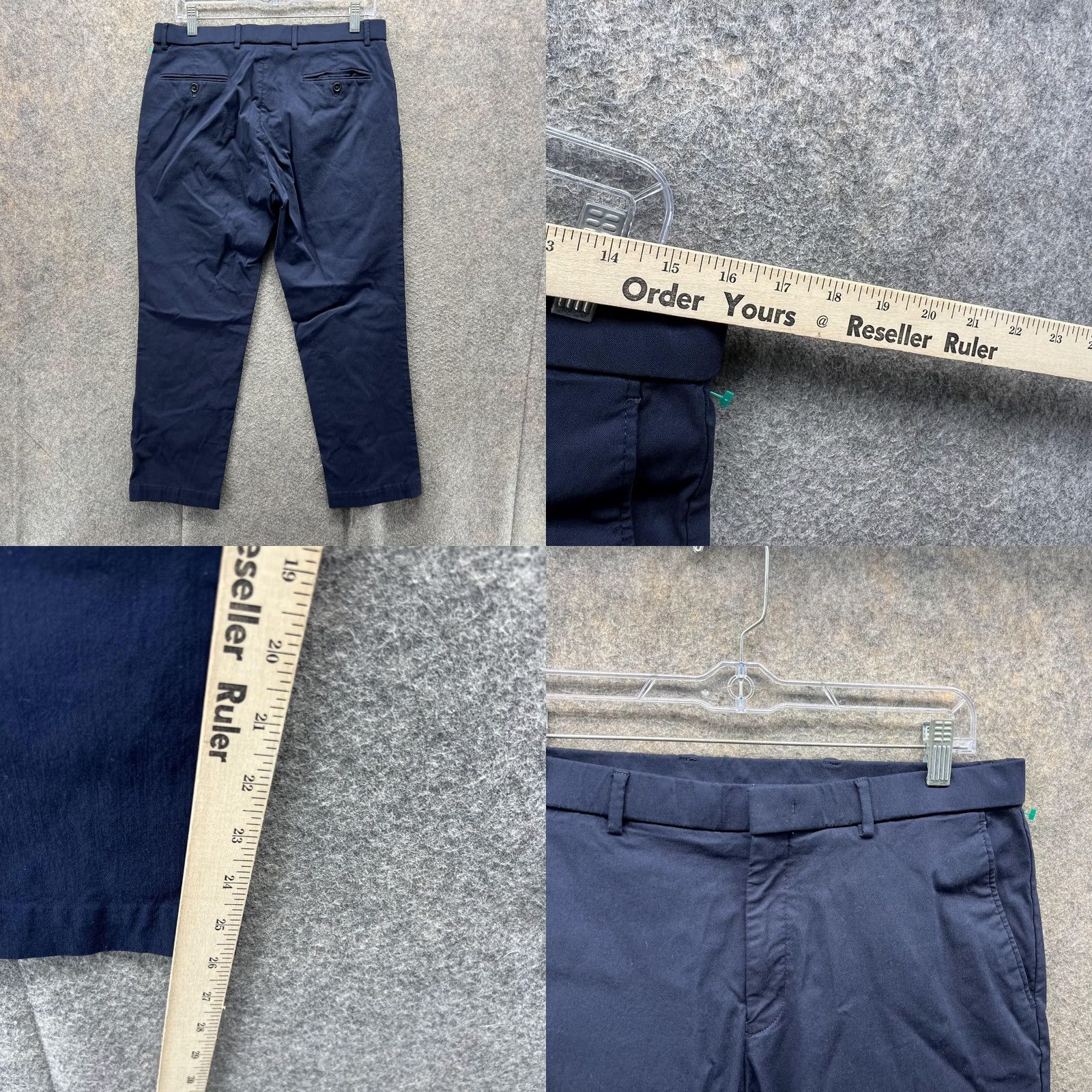 Tommy Hilfiger Tommy Hilfiger Pants Men 32 Adult Blue Navy Chino Flat Front Cotton Trousers Straight Fit Regular Modern User Size US 32 / EU 48 - 8 Thumbnail