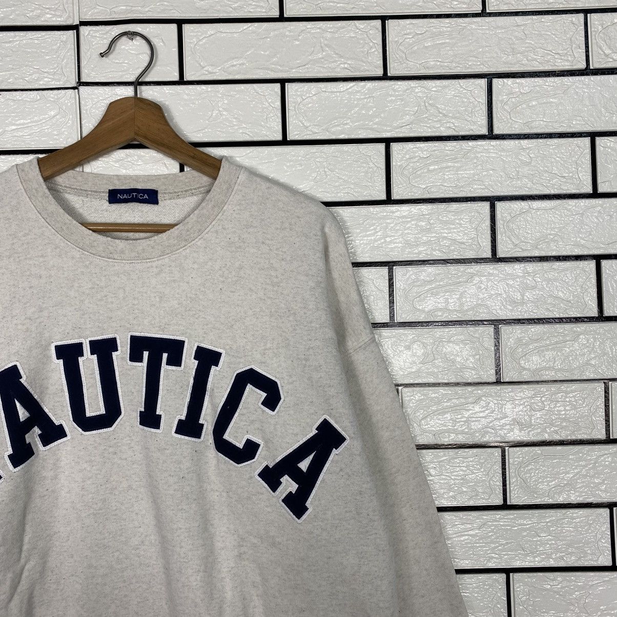 Japanese Brand 📌Vintage Sweatshirt Crewneck Nautica Big Logo Embroidery Size US XL / EU 56 / 4 - 7 Thumbnail