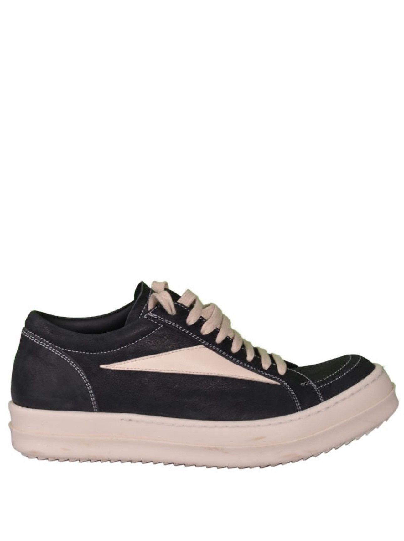 Rick Owens Last Size Rick Owens Vintage Low Black and Milk Sneakers Size US 9 / IT 39 - 1 Thumbnail