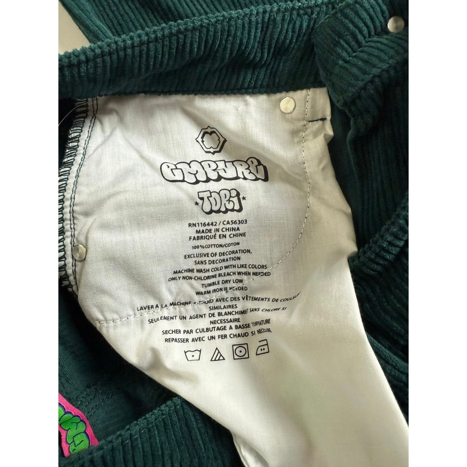 Empyre Empyre Tori Ponderosa Corduroy Skate Pants - Green, Size 4 Size 27" / US 4 / IT 40 - 9 Thumbnail