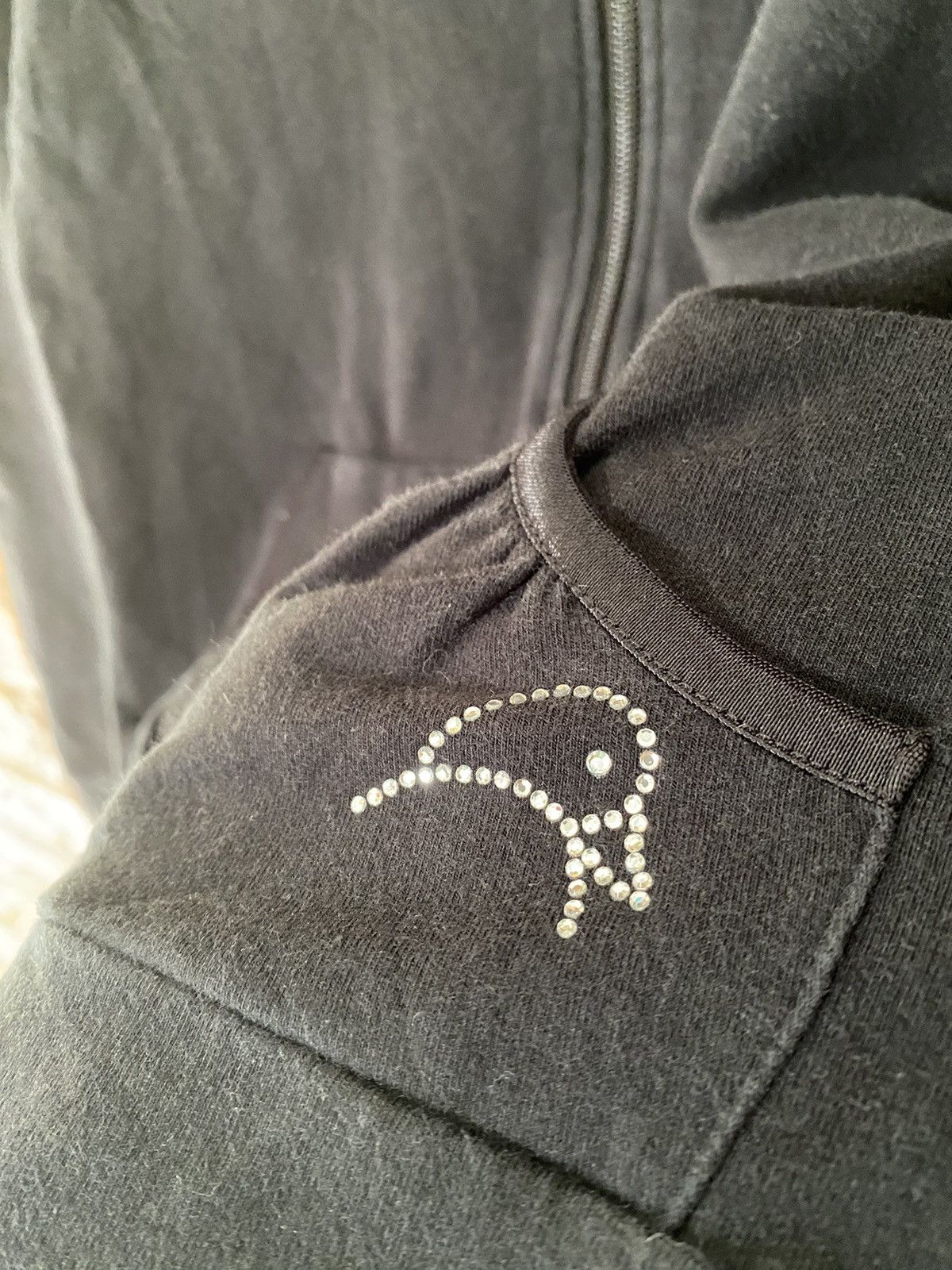 Mandarina Duck × Swarovski Vtg Zipper sweater logo Size S / US 4 / IT 40 - 8 Thumbnail