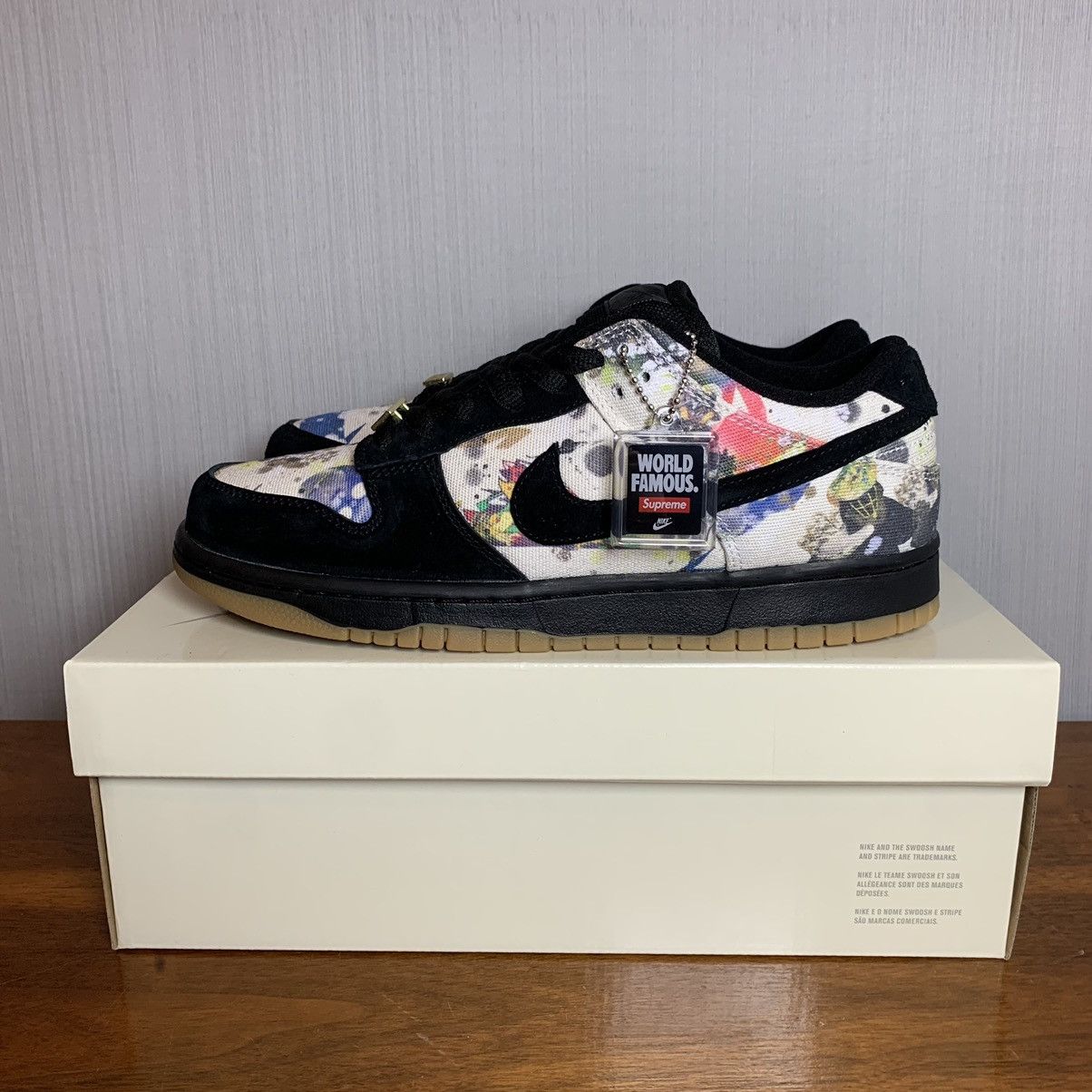 Nike × Supreme Supreme Nike SB Dunk Low Rammellzee Size US 10 / EU 43 - 1 Thumbnail