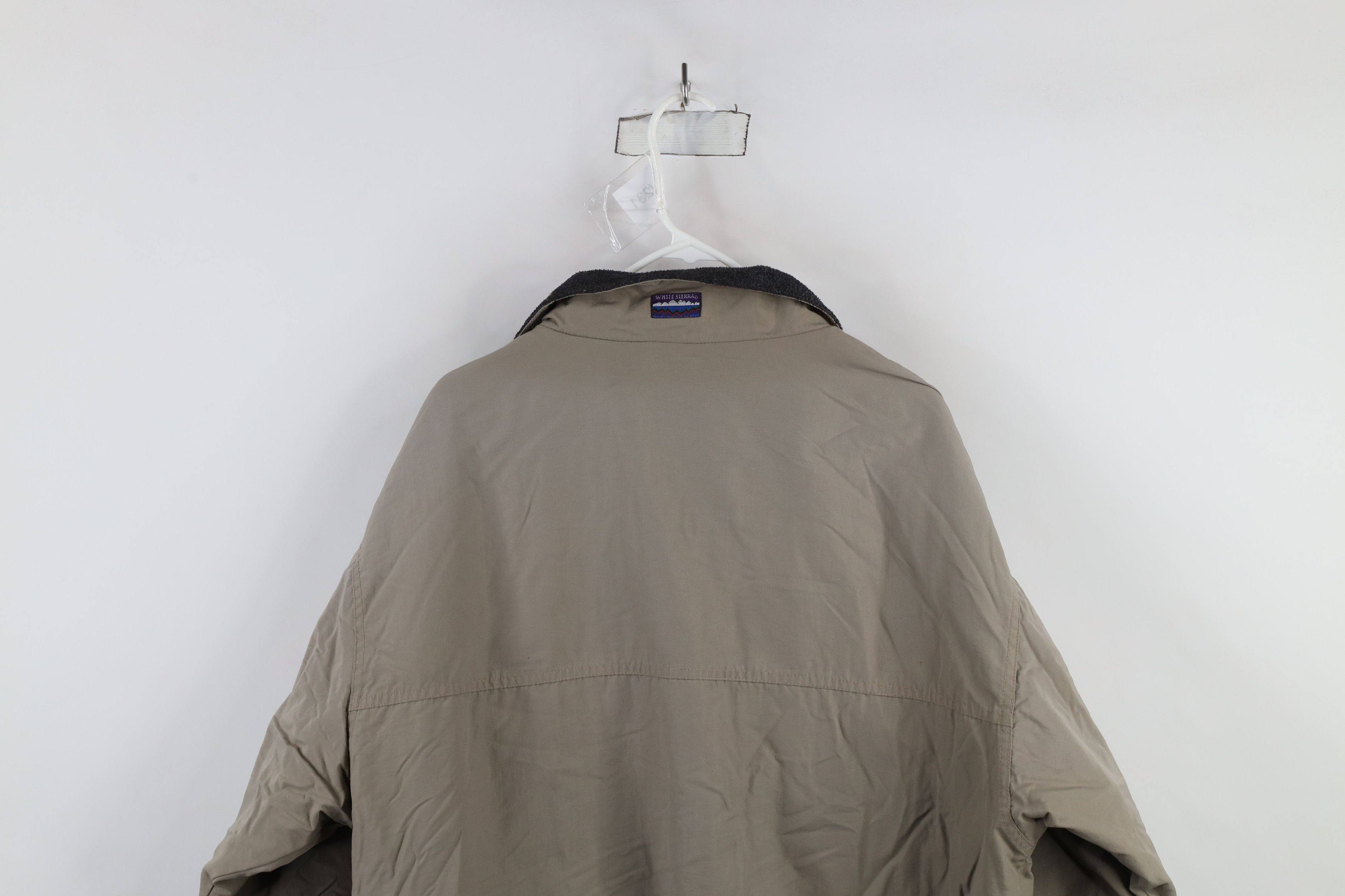 Vintage Vintage 90s Streetwear Lined Full Zip Bomber Jacket Beige Size US L / EU 52-54 / 3 - 16 Thumbnail