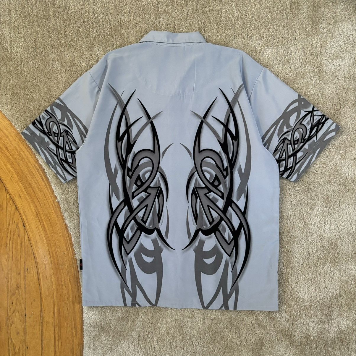 Vintage Y2K Tribal Print Short Sleeve Button Up Shirt Large Size US L / EU 52-54 / 3 - 6 Thumbnail