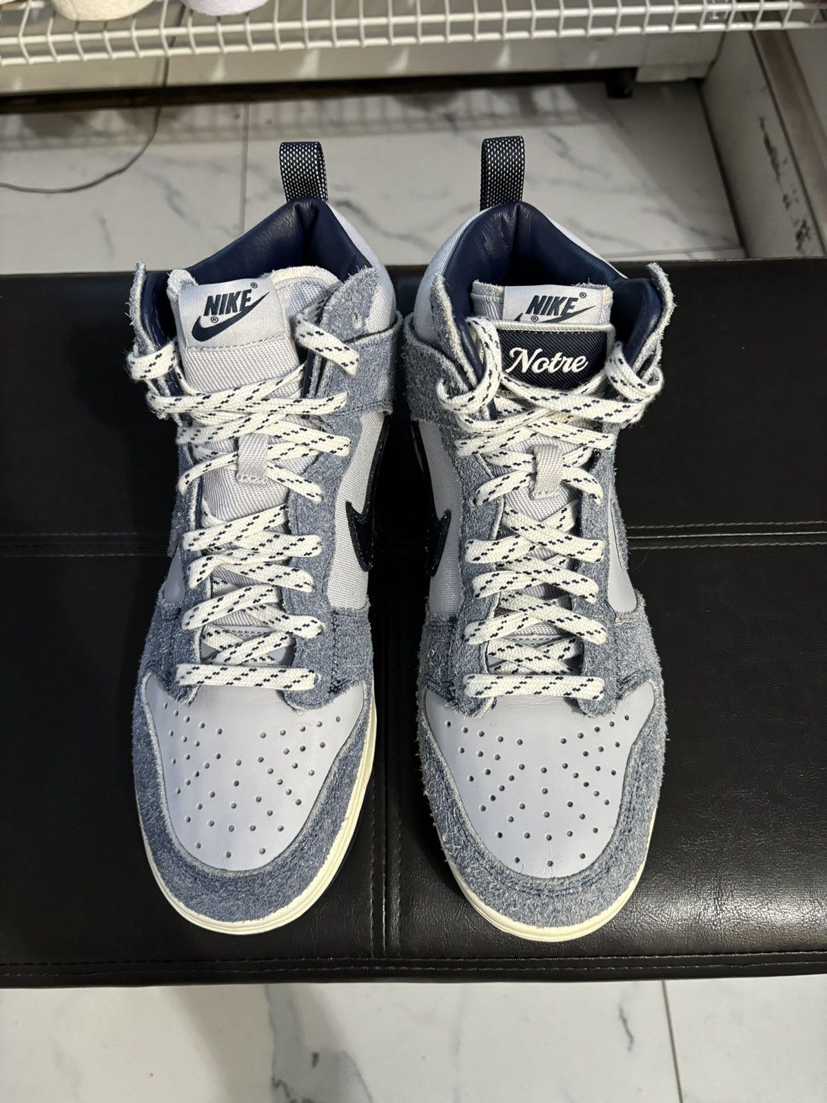 Nike Nike Dunk High AB Notre “Midnight Navy” Size US 9 / EU 42 - 6 Thumbnail