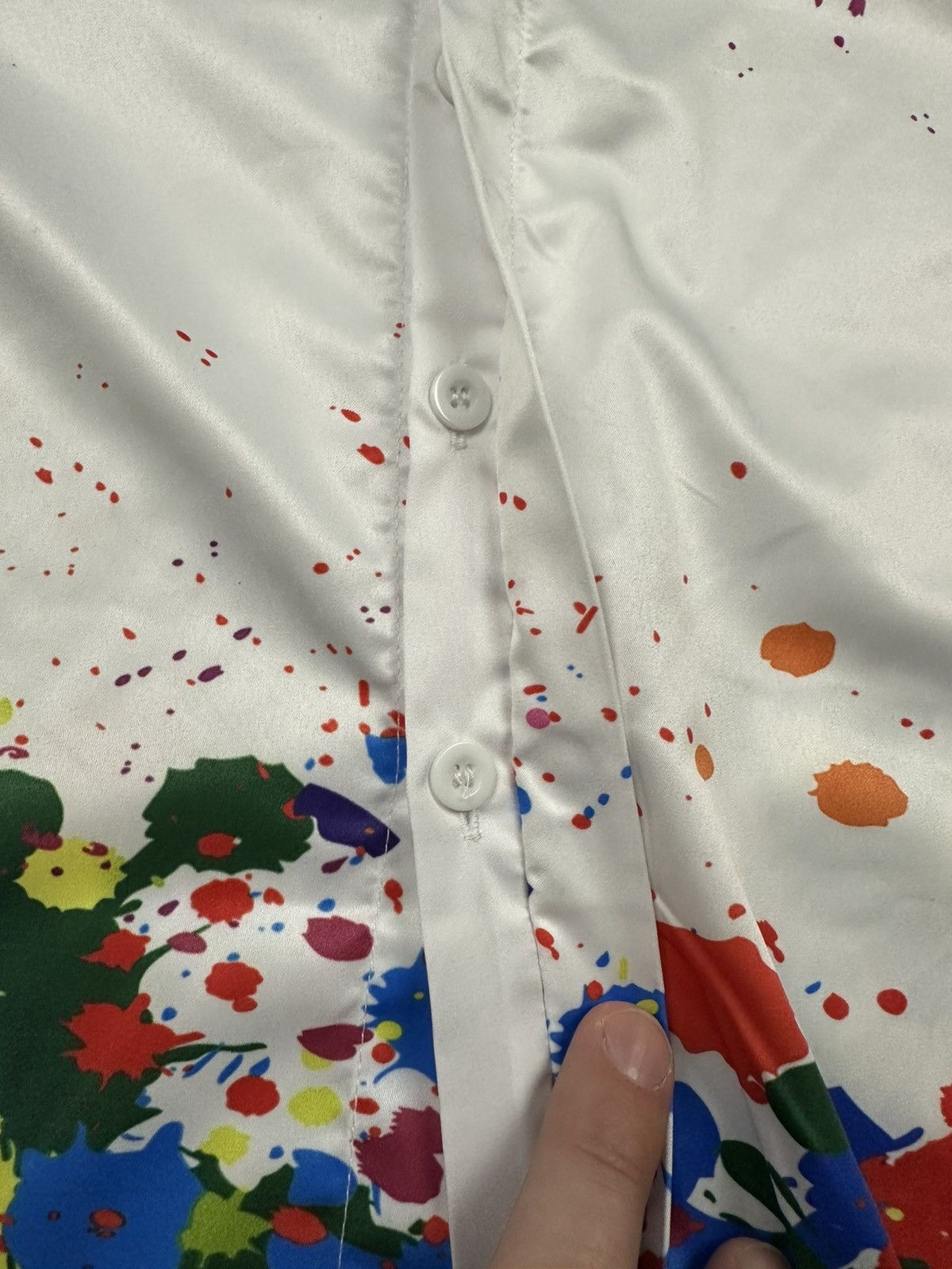 Other Y2K Shirt Paint Splatter Abstract Art Size US M / EU 48-50 / 2 - 8 Thumbnail