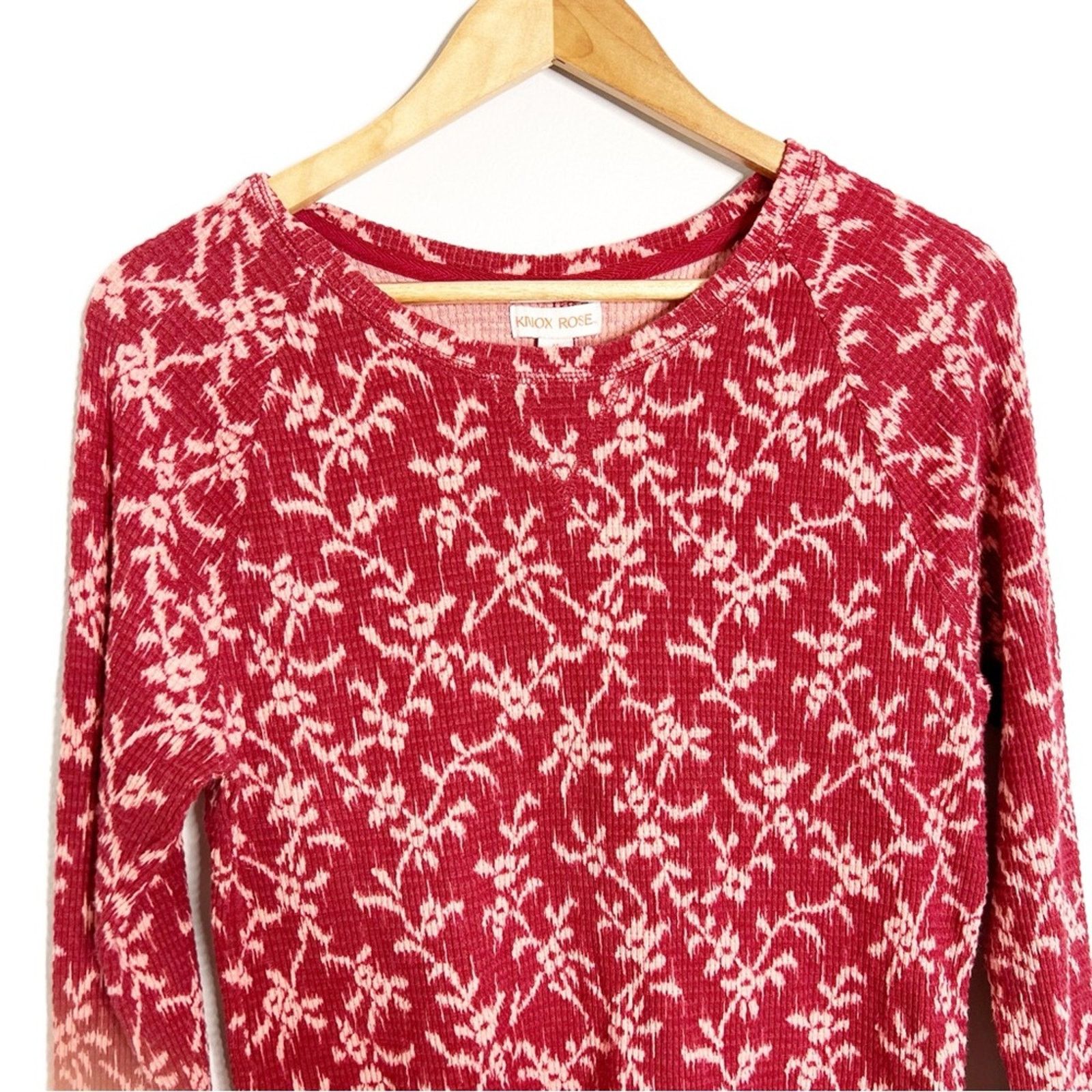 Target Basics New with Tag Women’s Knox Rose Floral Thermal Long Sleeve Size M / US 6-8 / IT 42-44 - 14 Thumbnail