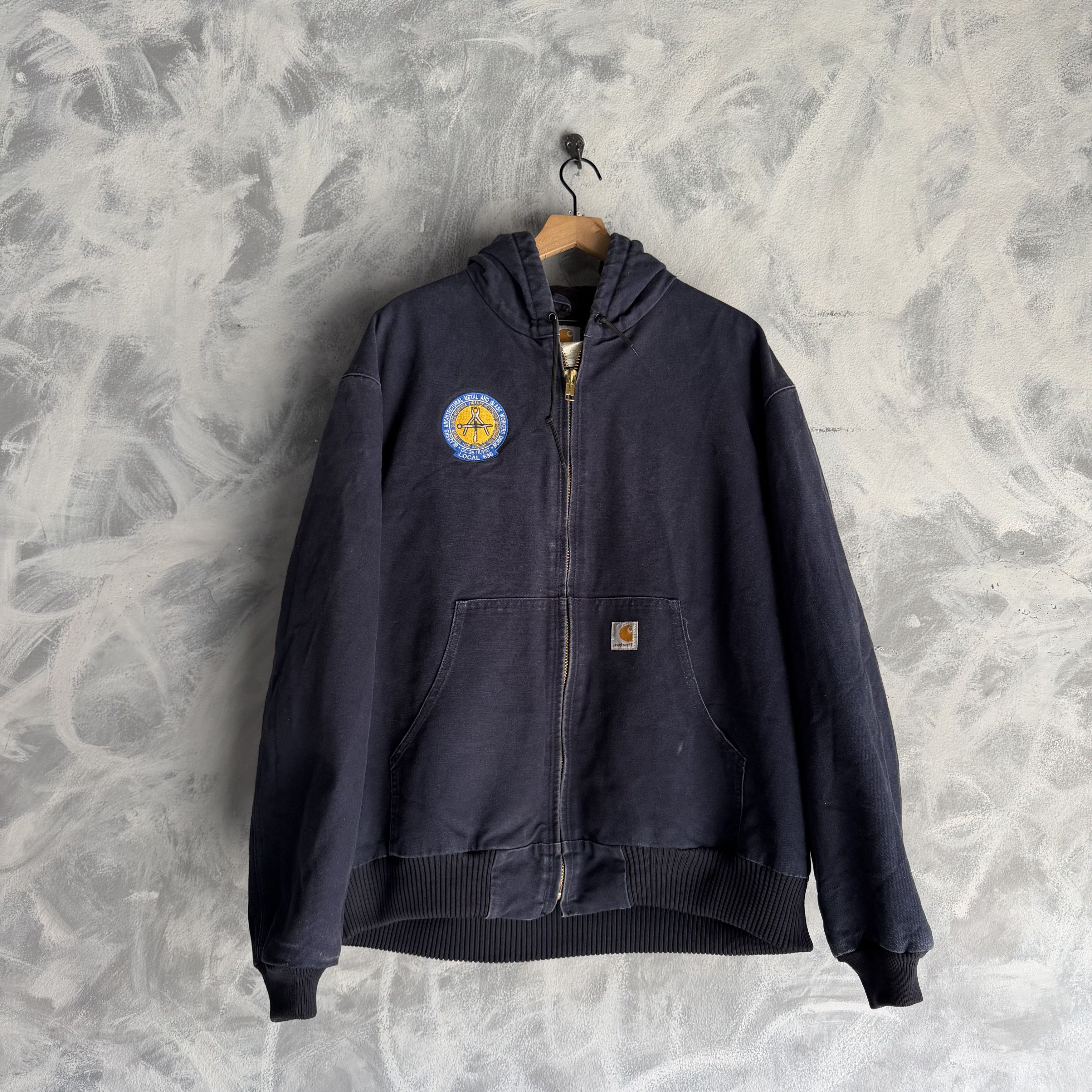 Carhartt Vtg Carhartt J140 DNY Jacket Mens Coat Workwear Quilt Lined Size US XL / EU 56 / 4 - 1 Thumbnail