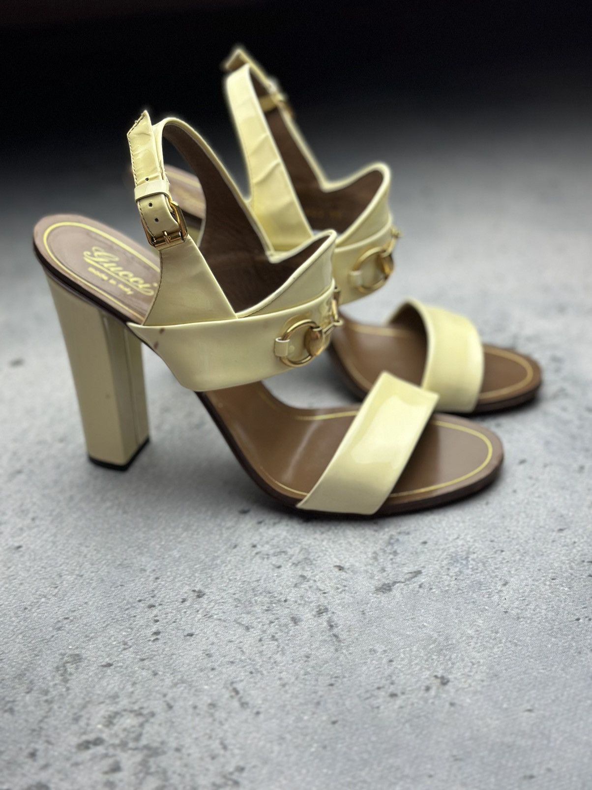 Gucci Gucci Leather Alyssa Horsebit Ankle Strap Sandals y2k Rare Size US 9 / IT 39 - 3 Thumbnail