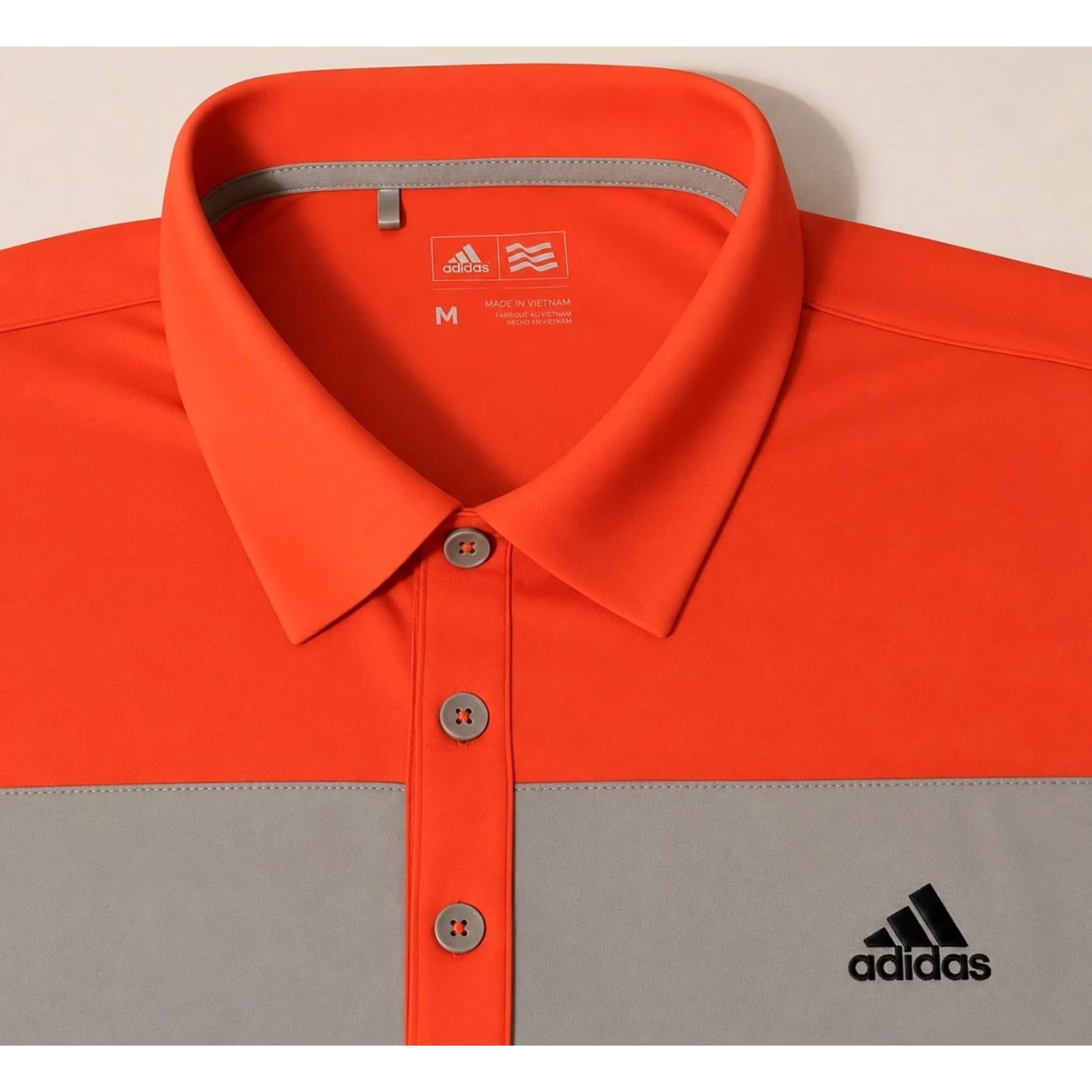 Under Armour Adidas Performance Polo Shirt Mens M Golf Stretch Button EUC Size US M / EU 48-50 / 2 - 2 Thumbnail