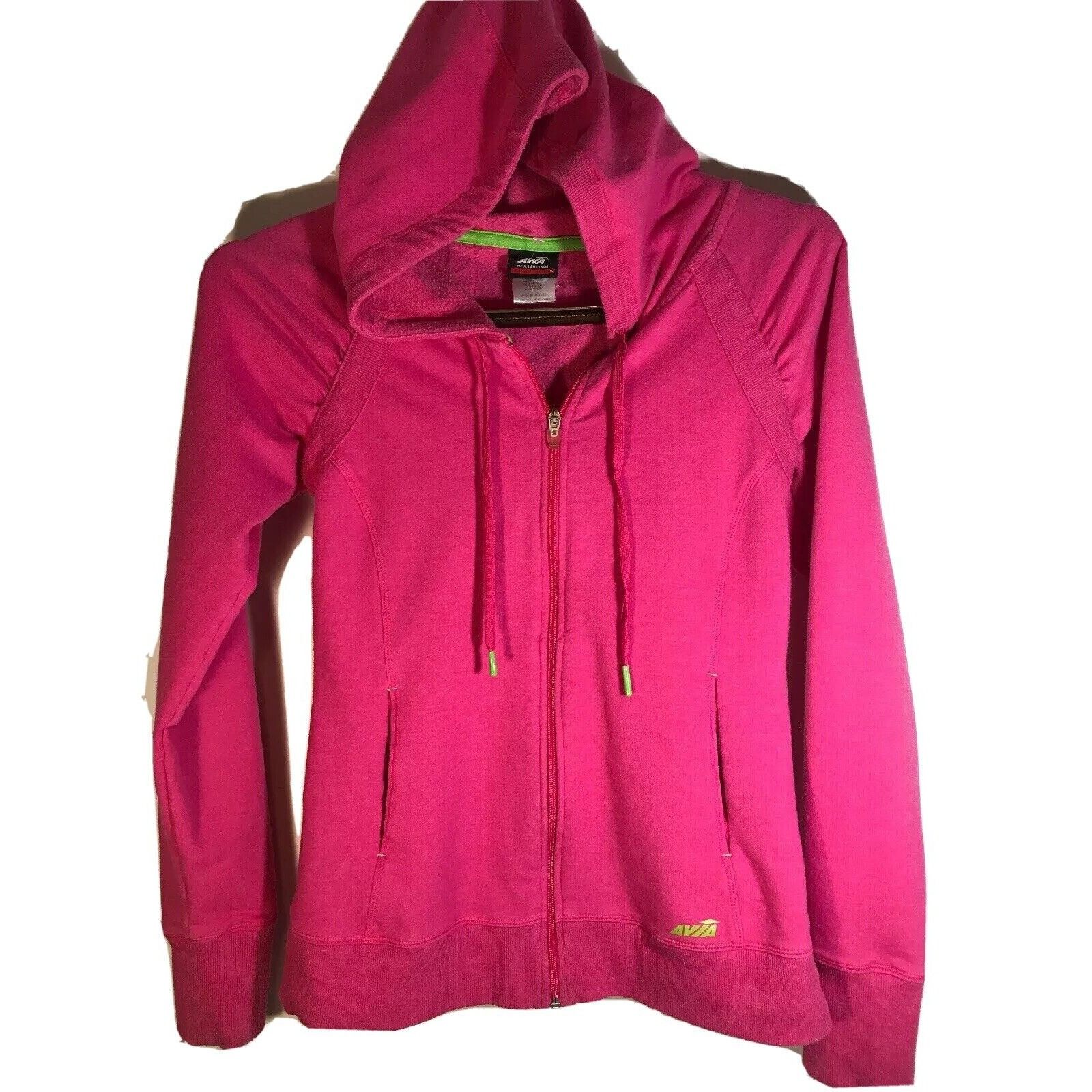 Avia Women's Fitted Small AVIA Pink Activewear Sweatshirt Hoodie Size S / US 4 / IT 40 - 1 Thumbnail