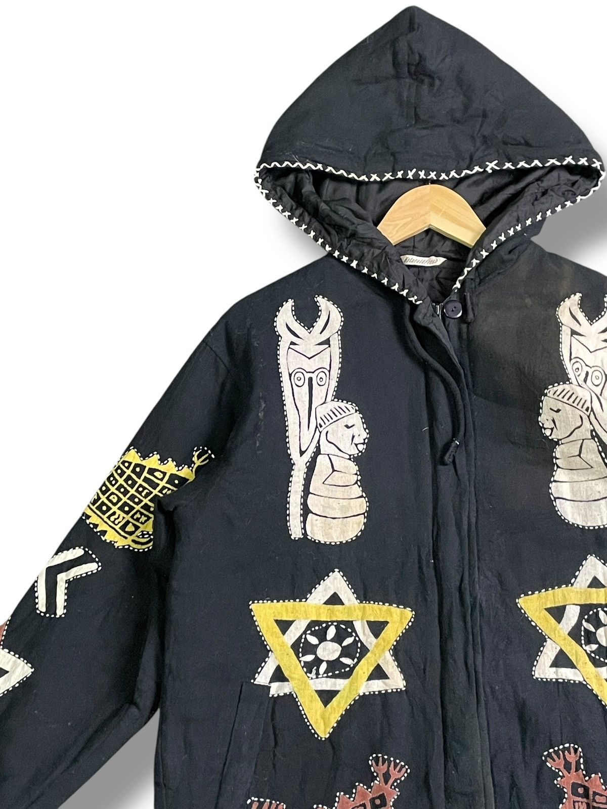 Designer × Vintage Native American West Hooded Jacket (38) Size US M / EU 48-50 / 2 - 4 Thumbnail