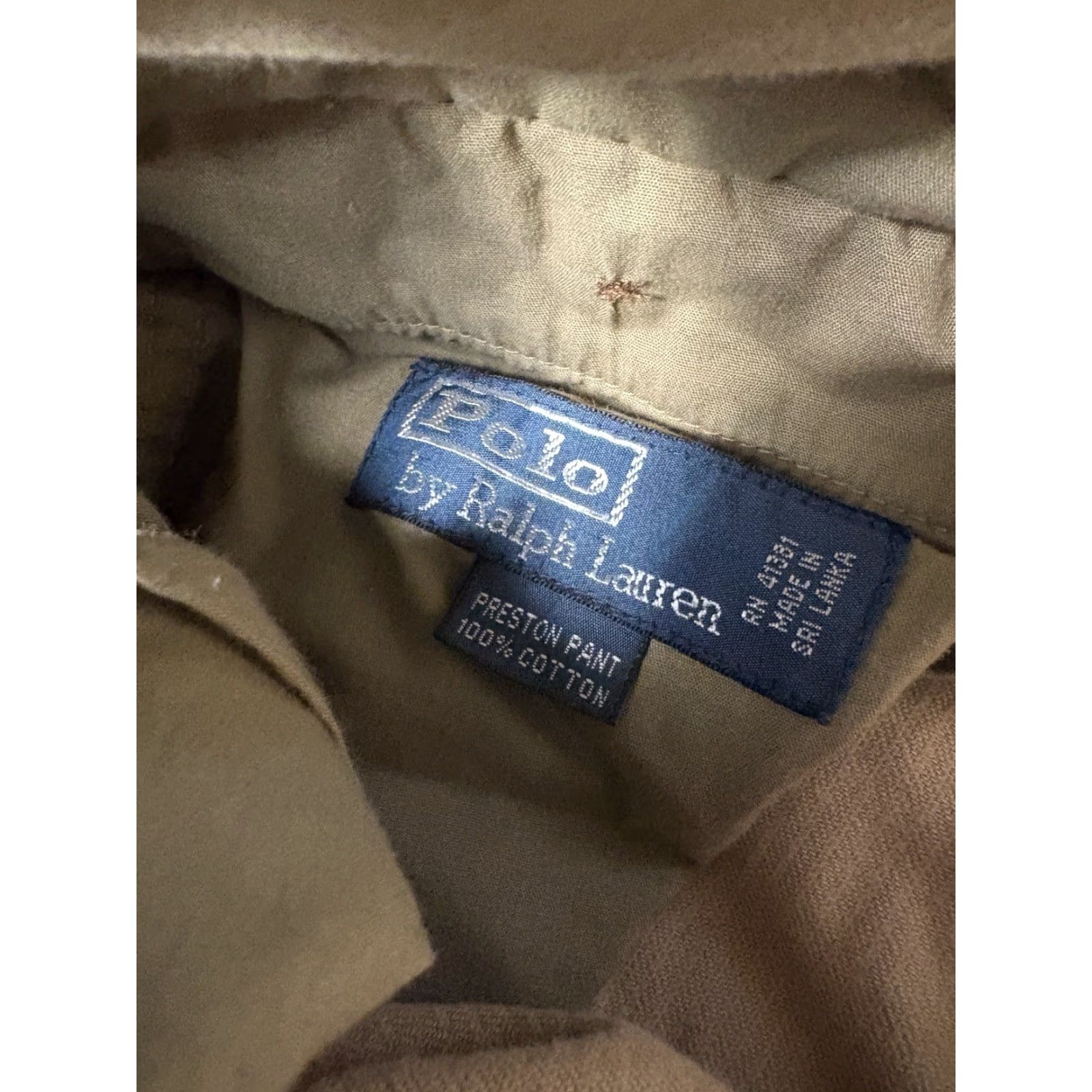 Polo Ralph Lauren VTG Polo Ralph Lauren Corduroy Pants Men 35x30 Brown Tan Chino Vintage USA Preppy Logo Size US S / EU 44-46 / 1 - 6 Thumbnail