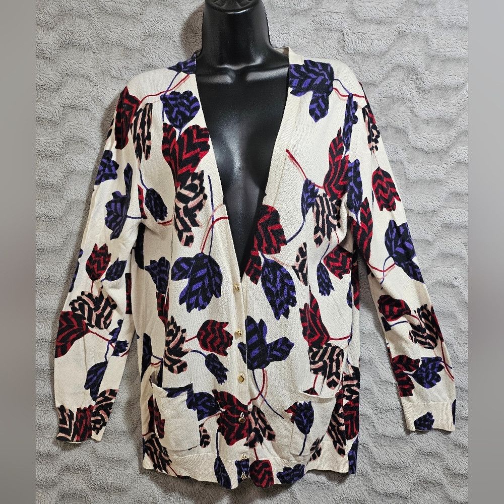 Marc by Marc Jacobs Marc by Marc Jacobs Floral Boyfriend Cardigan Large Size L / US 10 / IT 46 - 2 Thumbnail