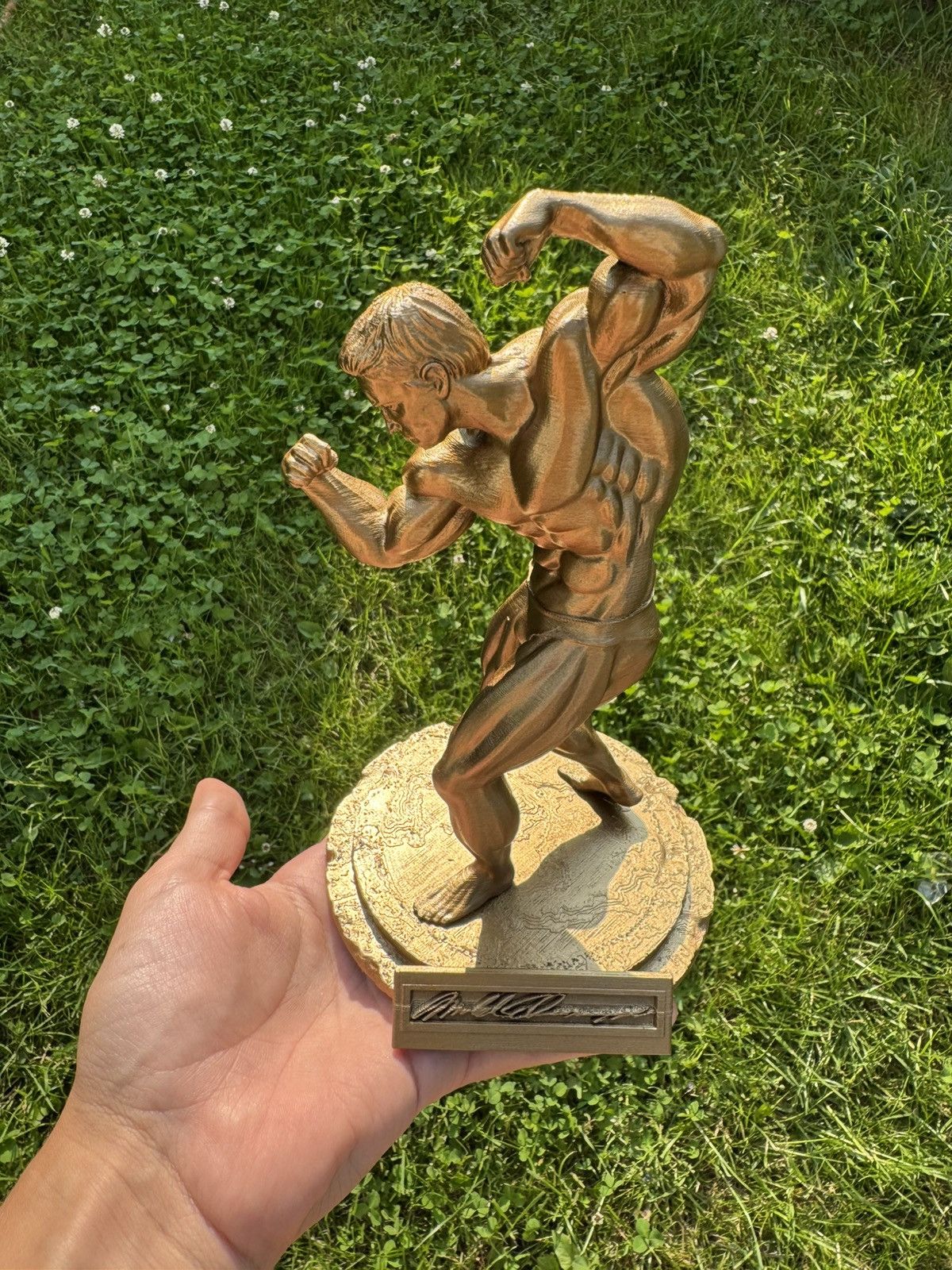 Other Gym statue Arnold Schwarzenegger 34cm Size ONE SIZE - 4 Thumbnail
