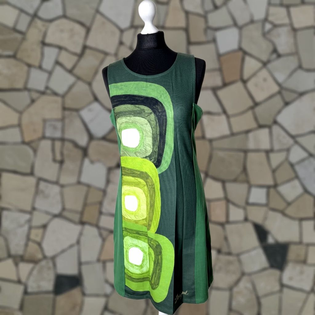 Desigual Desigual green dress Size L womens Size L / US 10 / IT 46 - 1 Thumbnail
