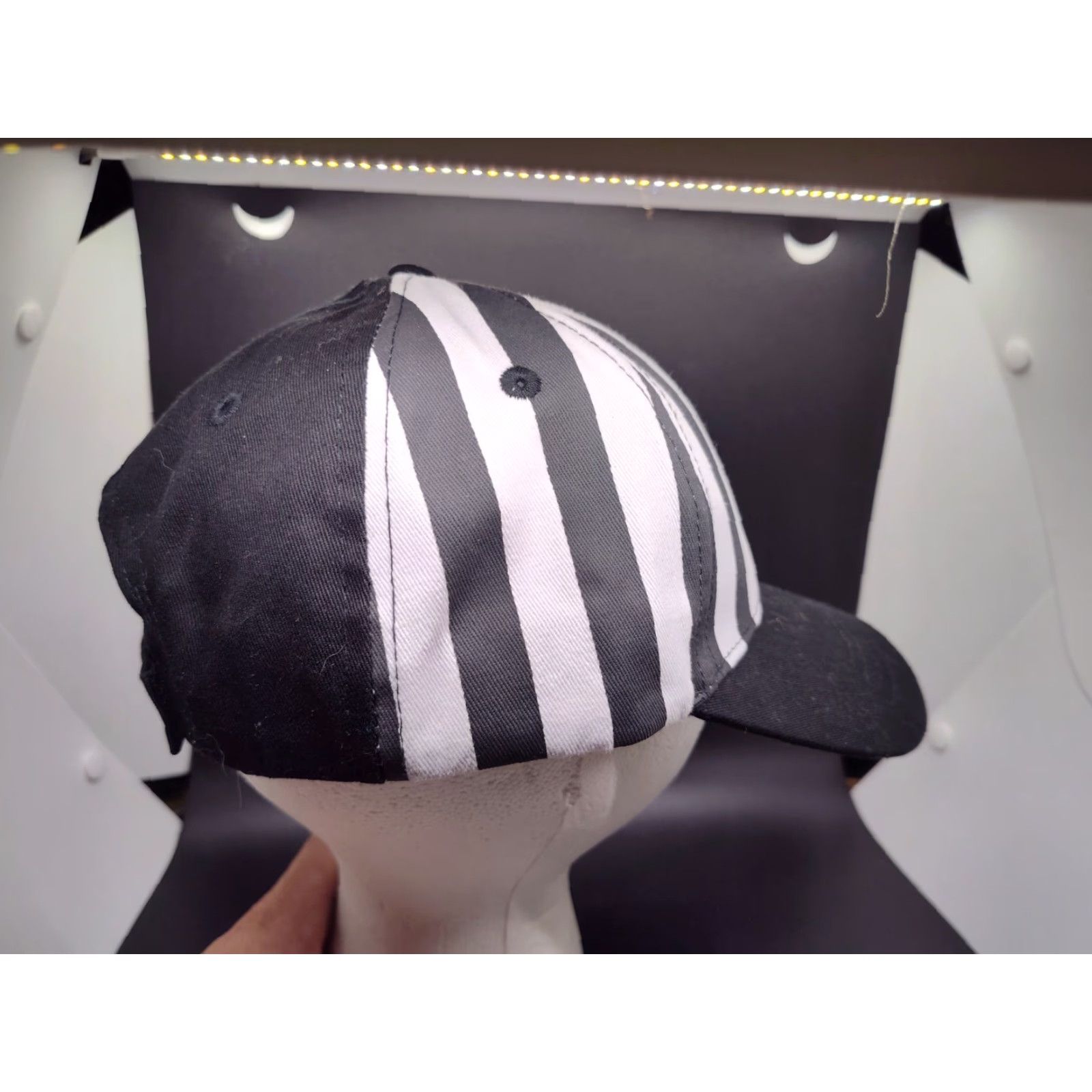 Vintage VINTAGE Beetlejuice Movie Promo Baseball Cap Hat Unisex Adjustable Cotton Striped 2024 Size ONE SIZE - 7 Thumbnail