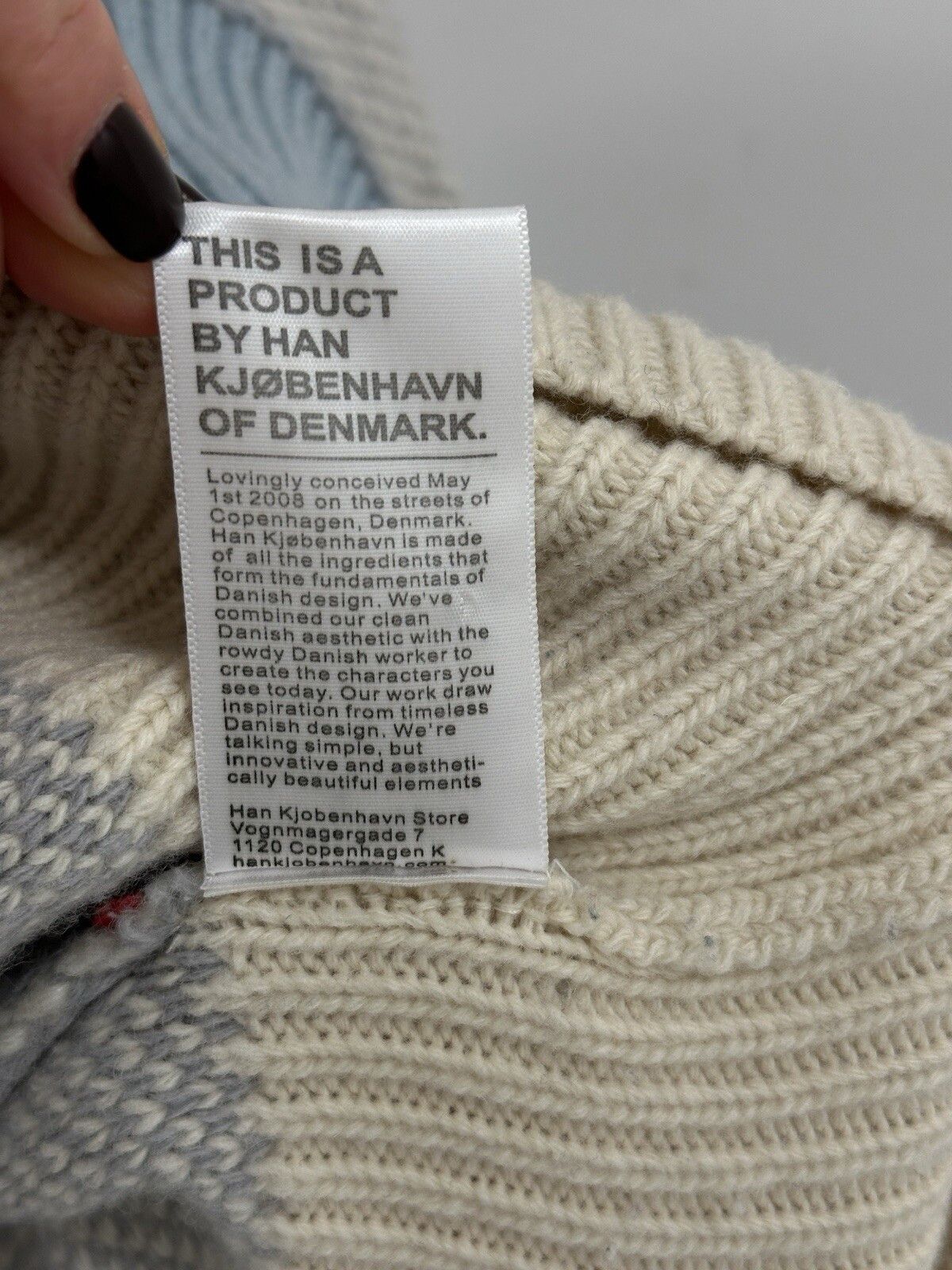 Han Kjobenhavn HAN Kjobenhavn Lambswool Knit Sweater Womens Unisex Sweater Size XL / US 12-14 / IT 48-50 - 13 Thumbnail