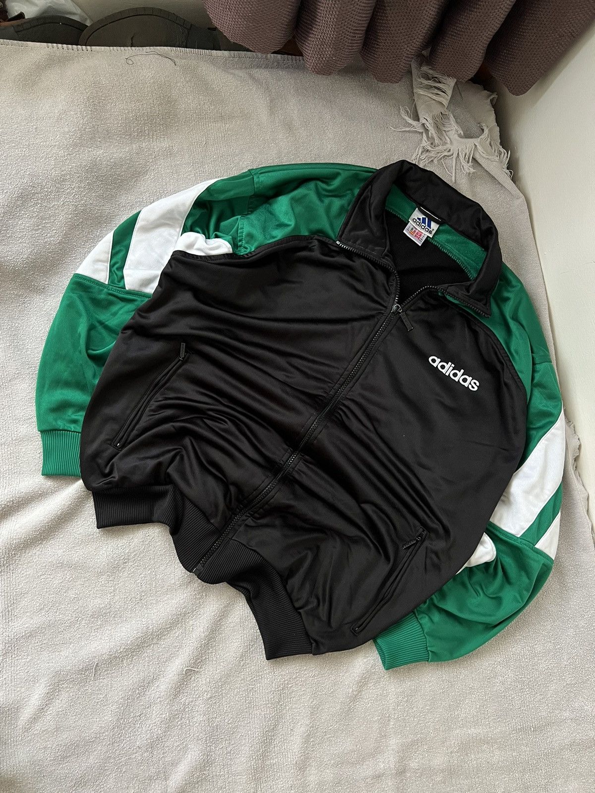Adidas Adidas vintage track jacket big logo avant garde punk 90s Size US M / EU 48-50 / 2 - 4 Thumbnail