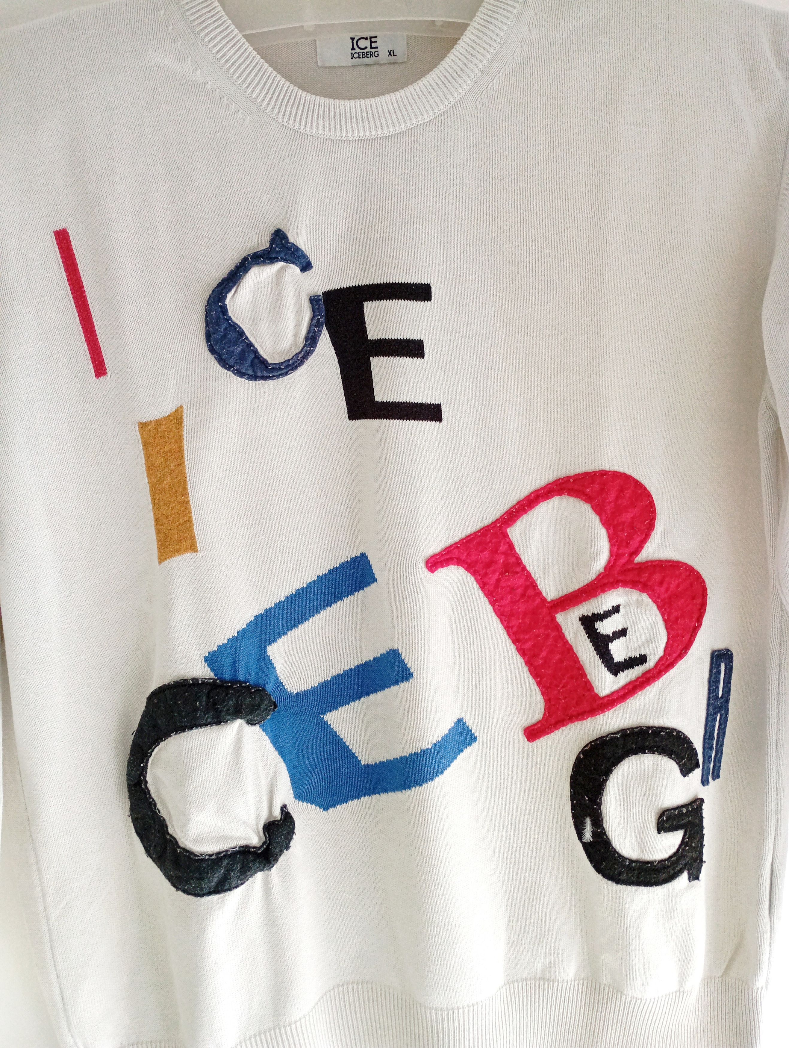 Iceberg × Vintage Vintage Iceberg 90s Sweater Size US M / EU 48-50 / 2 - 4 Thumbnail