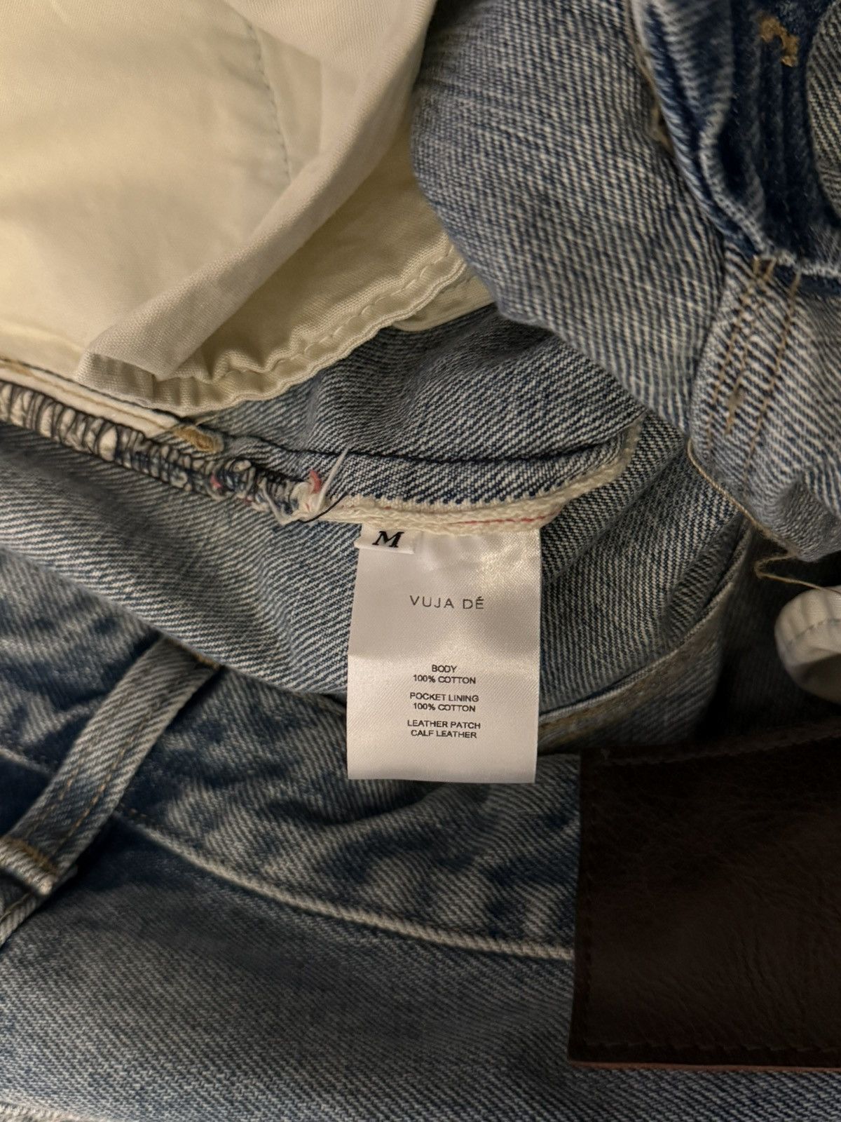 Vuja De Steve Distressed Selvedge Jeans