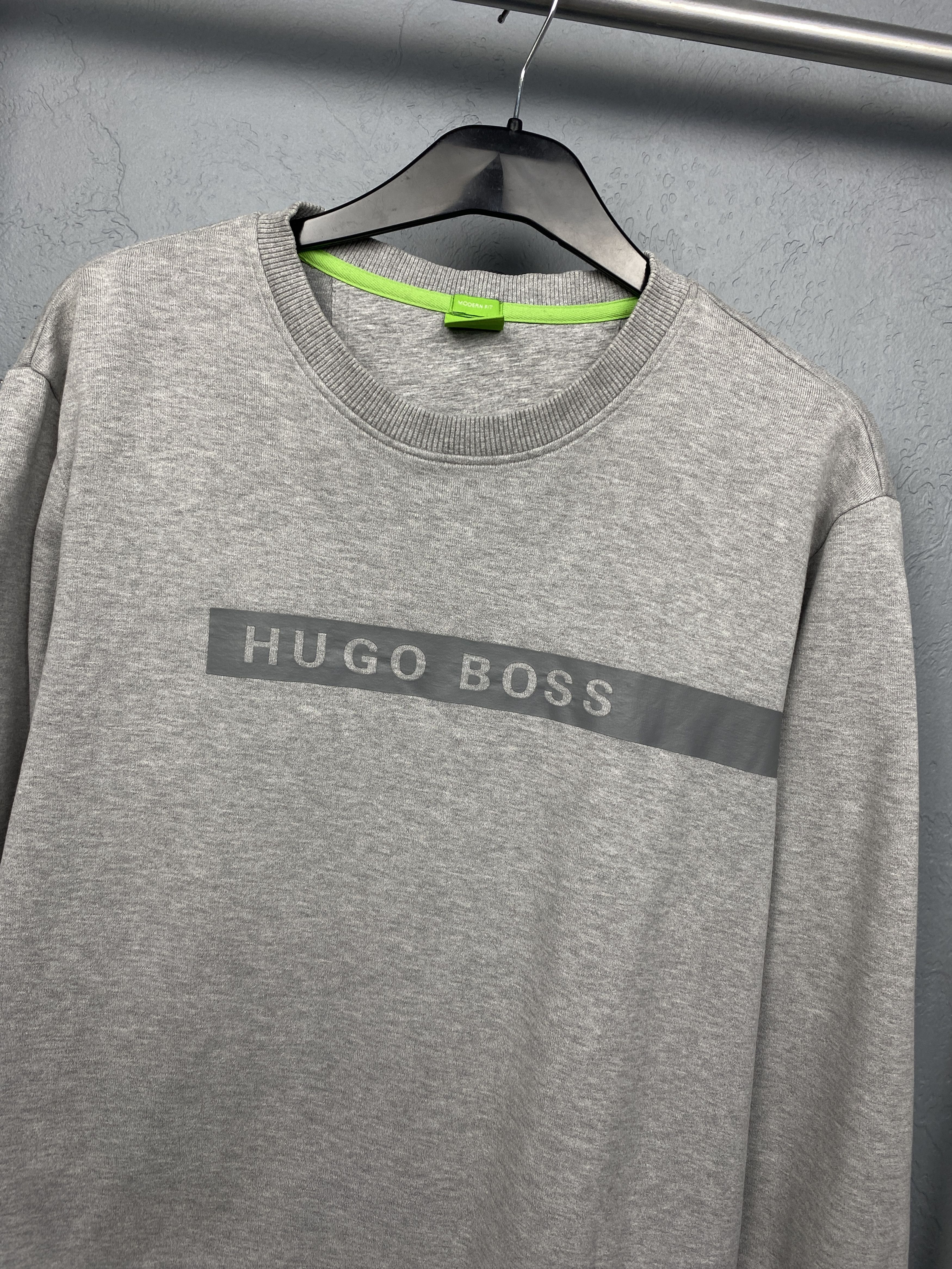 Hugo Boss Hugo Boss Mens Crew Neck Sweatshirt Size US L / EU 52-54 / 3 - 2 Thumbnail