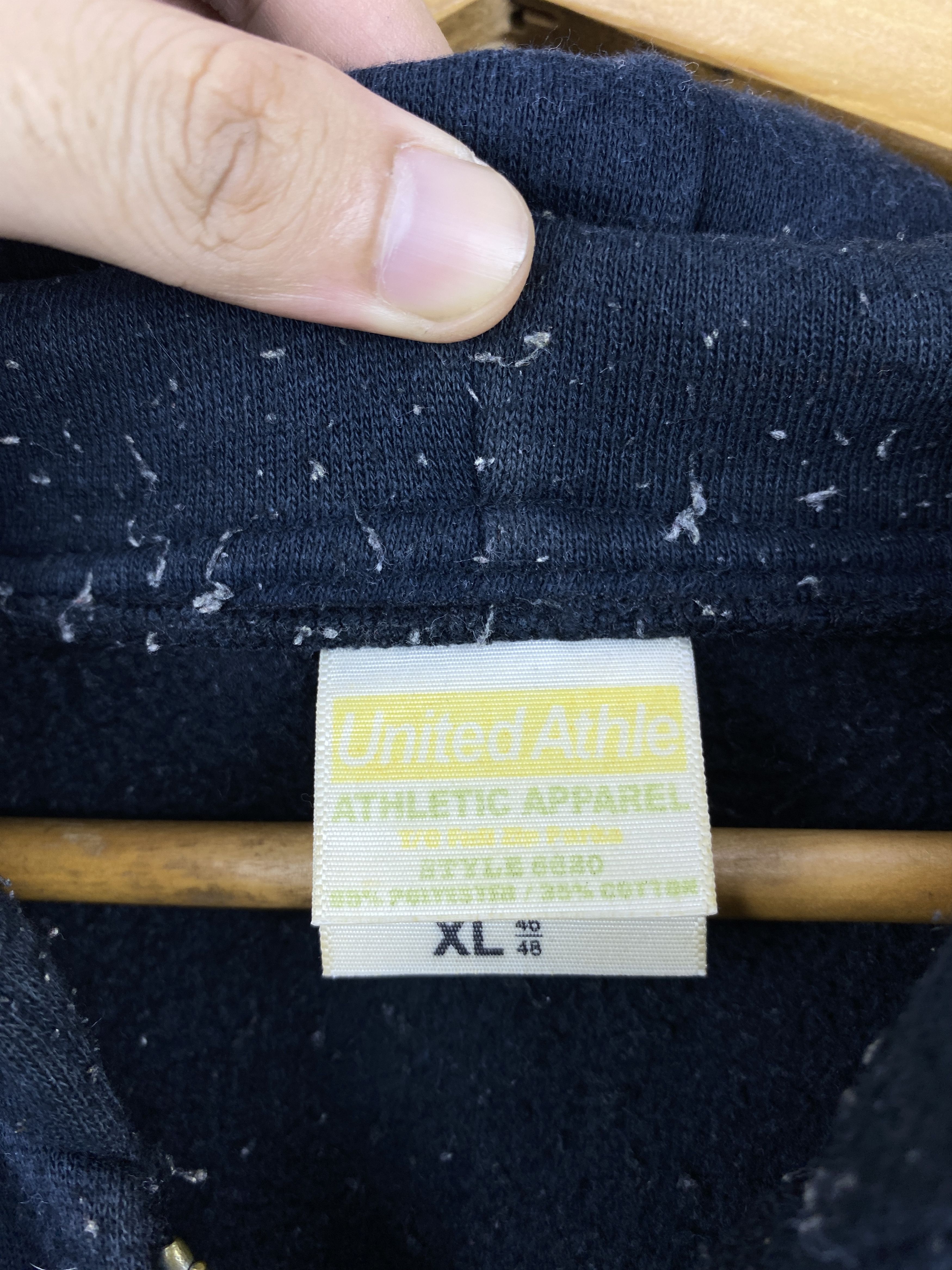 Japanese Brand Vintage United Athle Peaceful Life Japan Zipper BP0054 Size US XL / EU 56 / 4 - 4 Thumbnail
