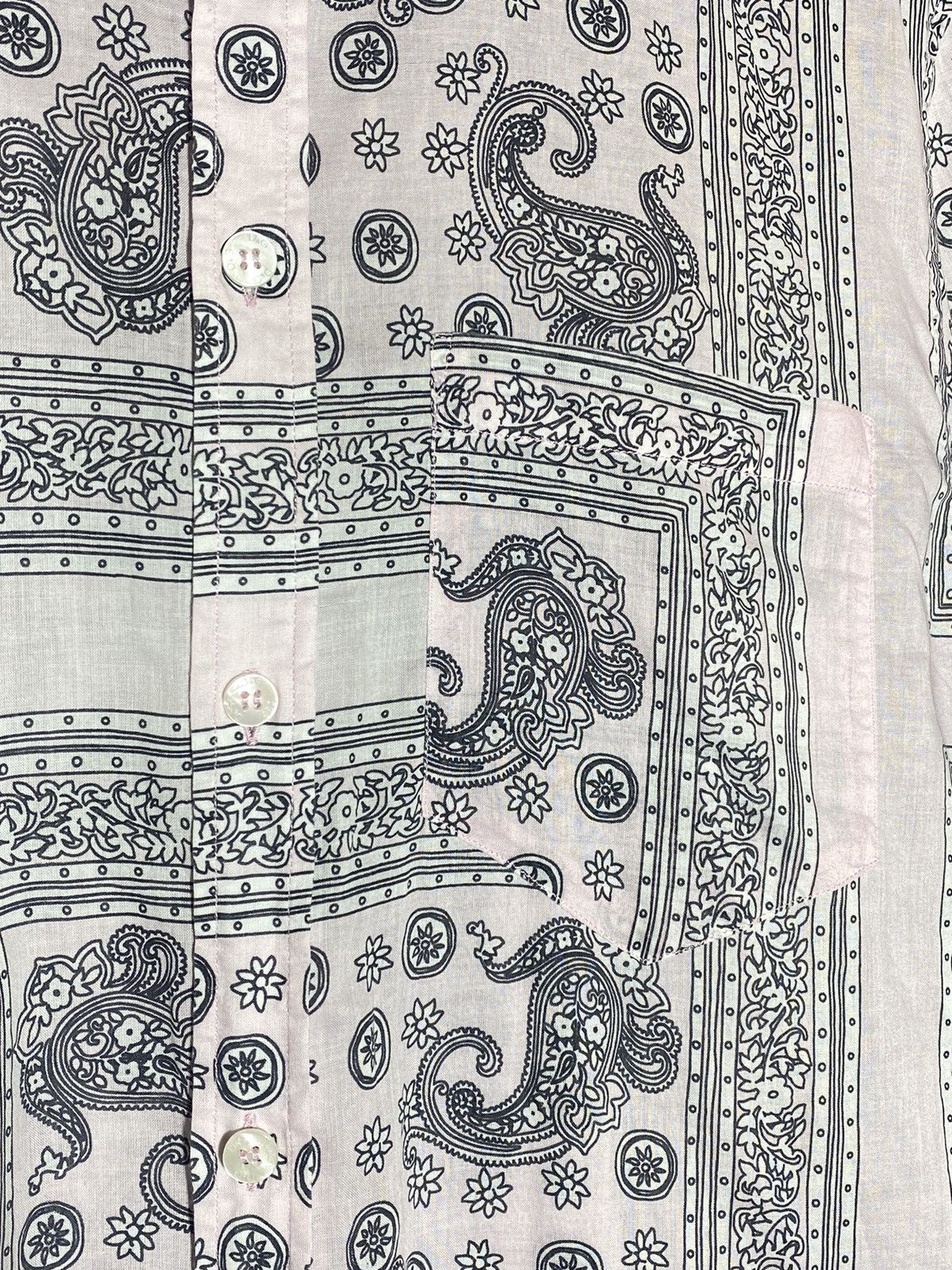 Dolce & Gabbana Dolce&Gabbana Paisley Bandana Long Sleeve Shirt Men’s Size US S / EU 44-46 / 1 - 11 Thumbnail