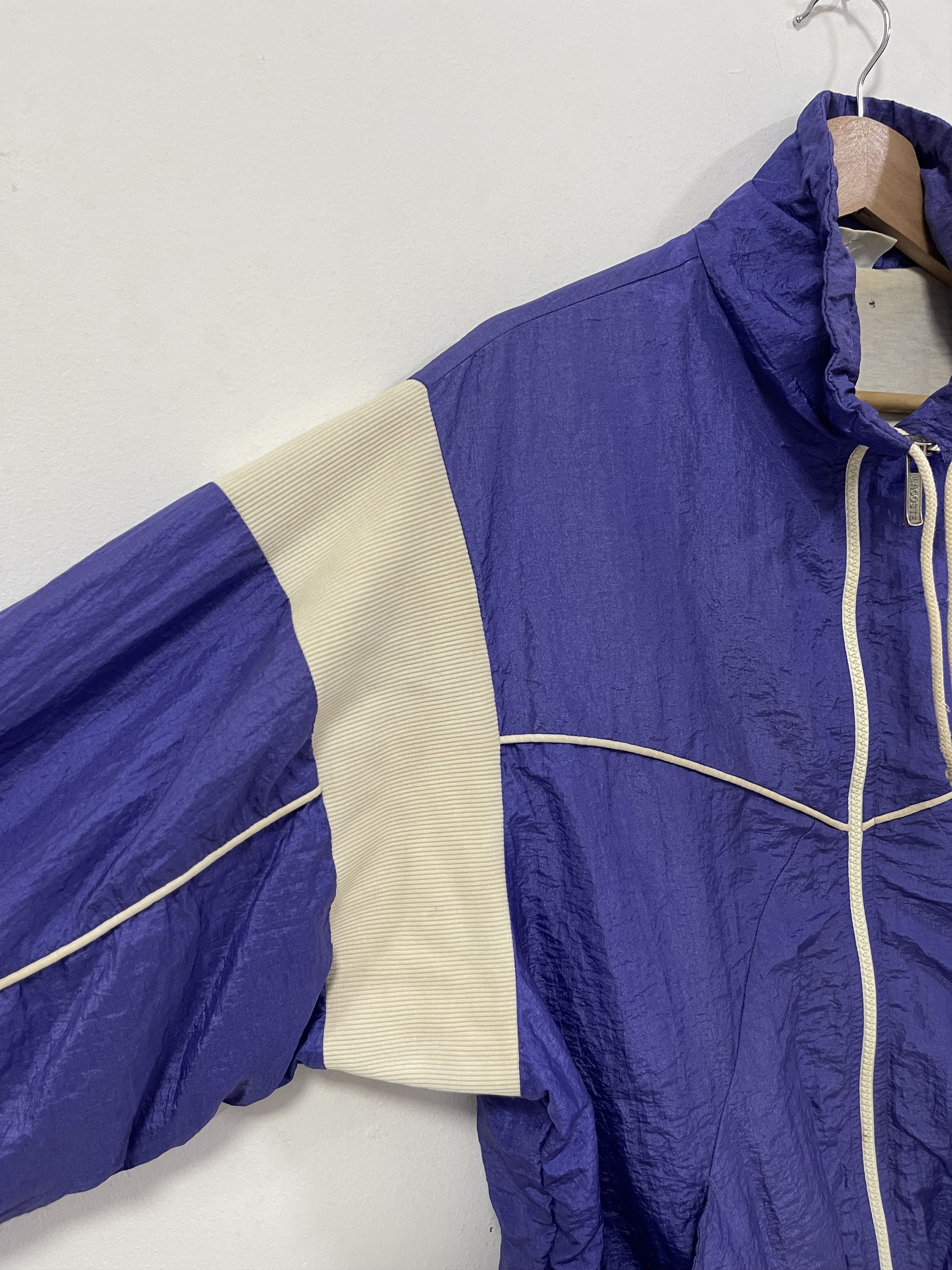 Vintage 90s Lacoste Mini Logo Embroidery Zipper Jacket