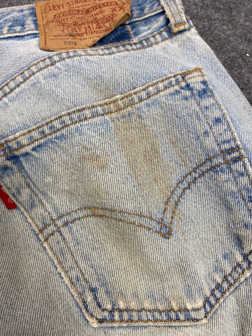 Levi's vintage levis 501 distressed denim Size US 35 - 7 Thumbnail