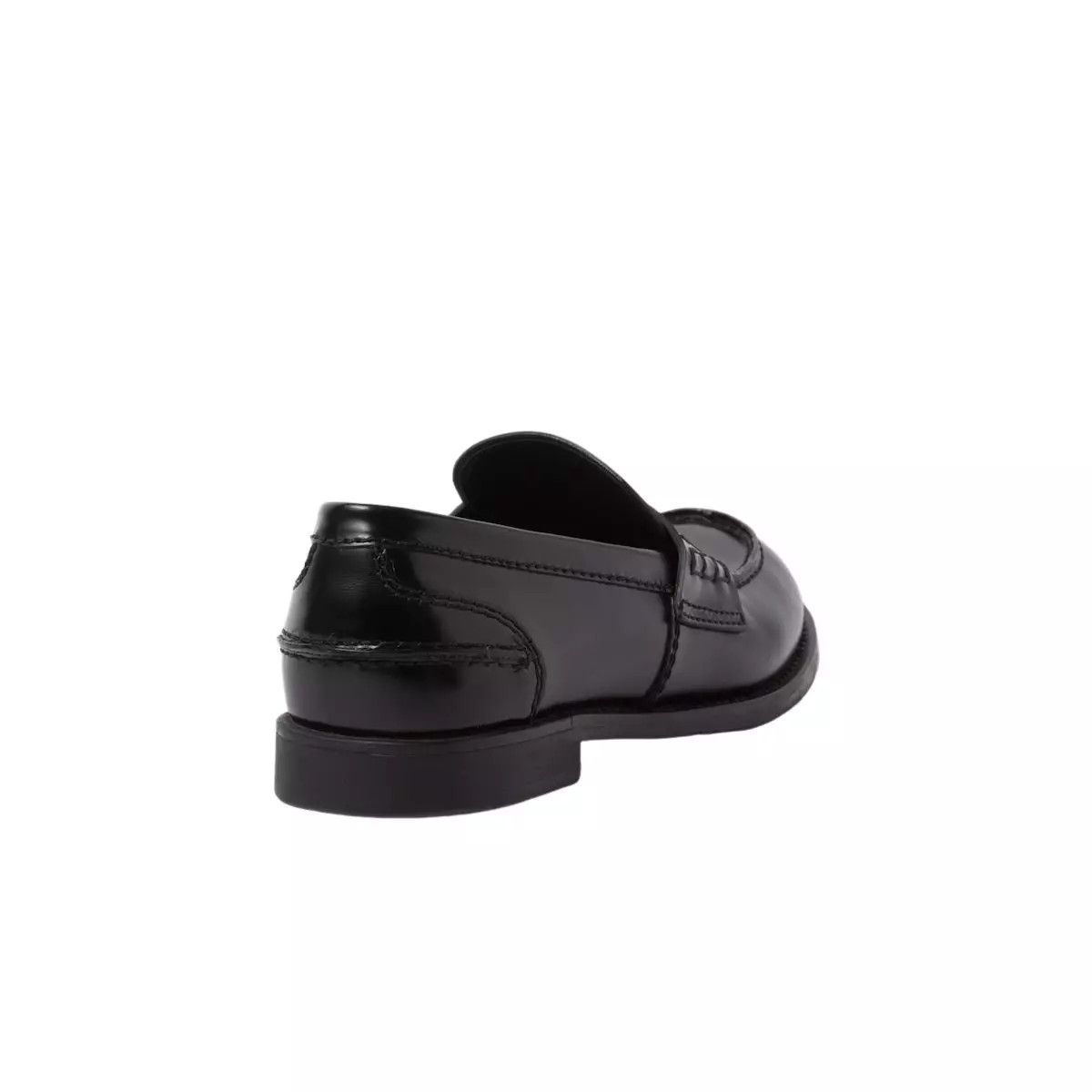 MIU MIU $1170 Black Leather Penny Loafers New