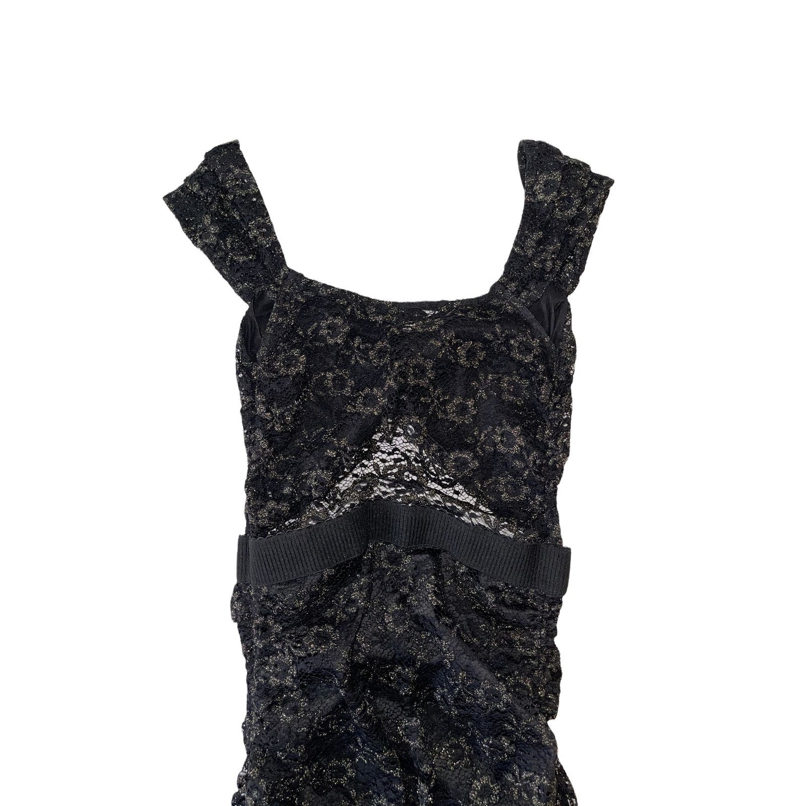 For Love & Lemons NEW For Love & Lemons Joanna Black Lace Mini Dress Medium Size M / US 6-8 / IT 42-44 - 6 Thumbnail