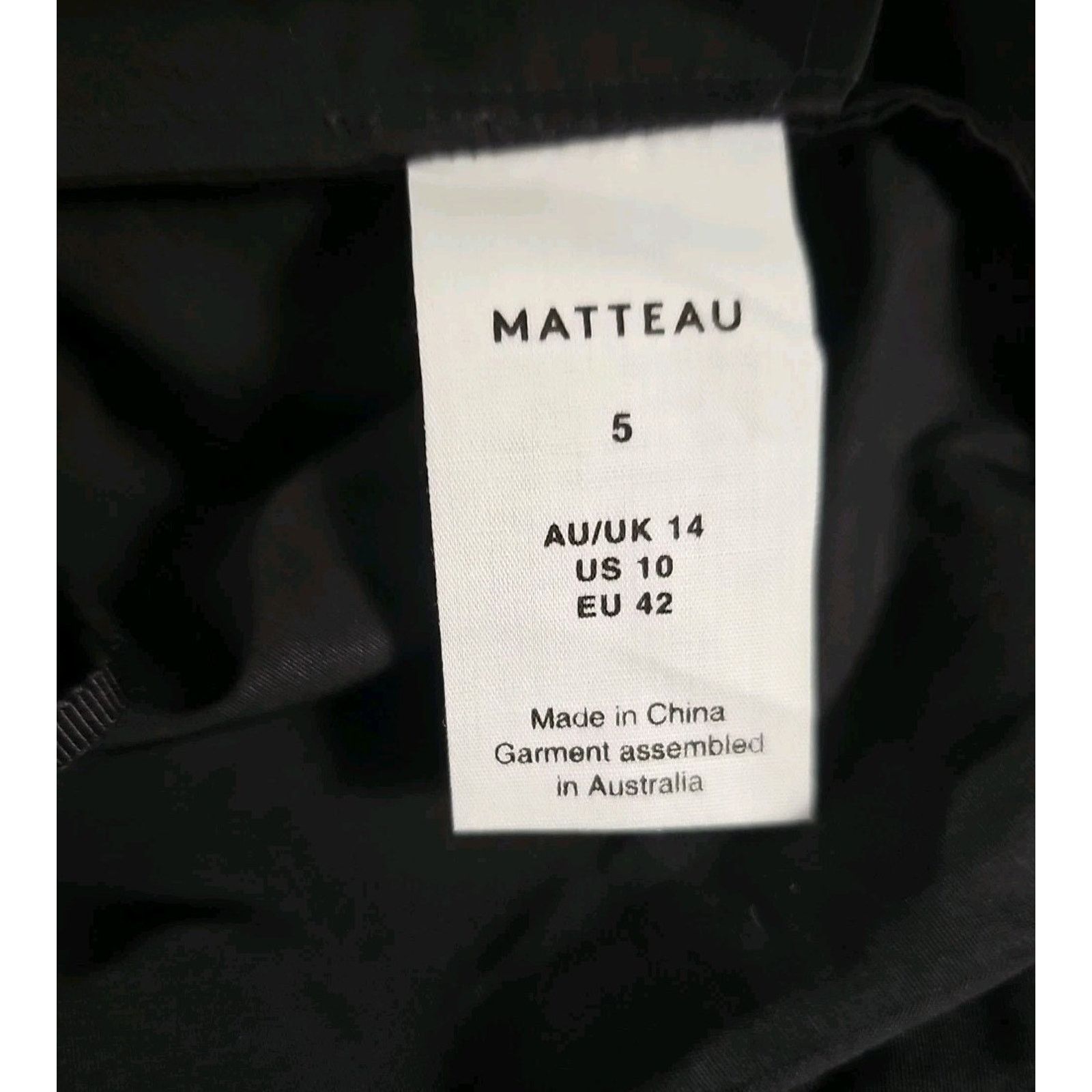 Matteau MATTEAU Knit And Cotton Maxi Black Classic Dress $620 10 Size L / US 10 / IT 46 - 12 Thumbnail