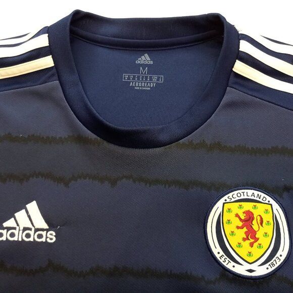 Adidas Adidas Scotland Home Soccer Football Jersey (M) Size US M / EU 48-50 / 2 - 3 Thumbnail