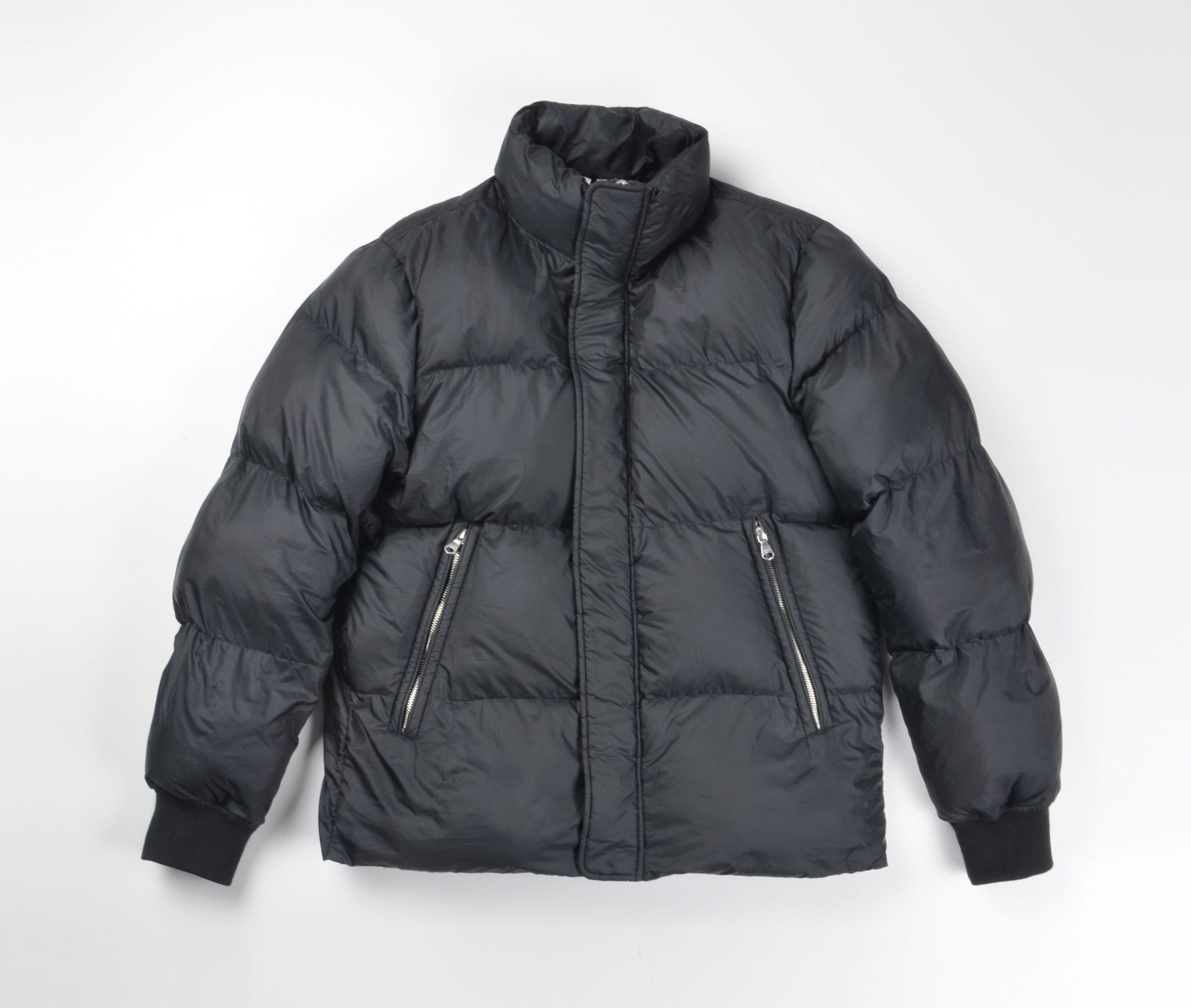 Arket Arket Men's Black Puffer Full Zip Jacket Size US M / EU 48-50 / 2 - 1 Thumbnail