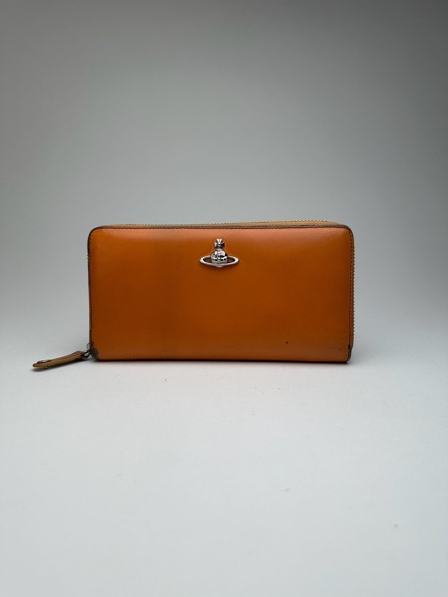 Vivienne Westwood Vintage Leather wallet orange Size ONE SIZE - 1 Thumbnail