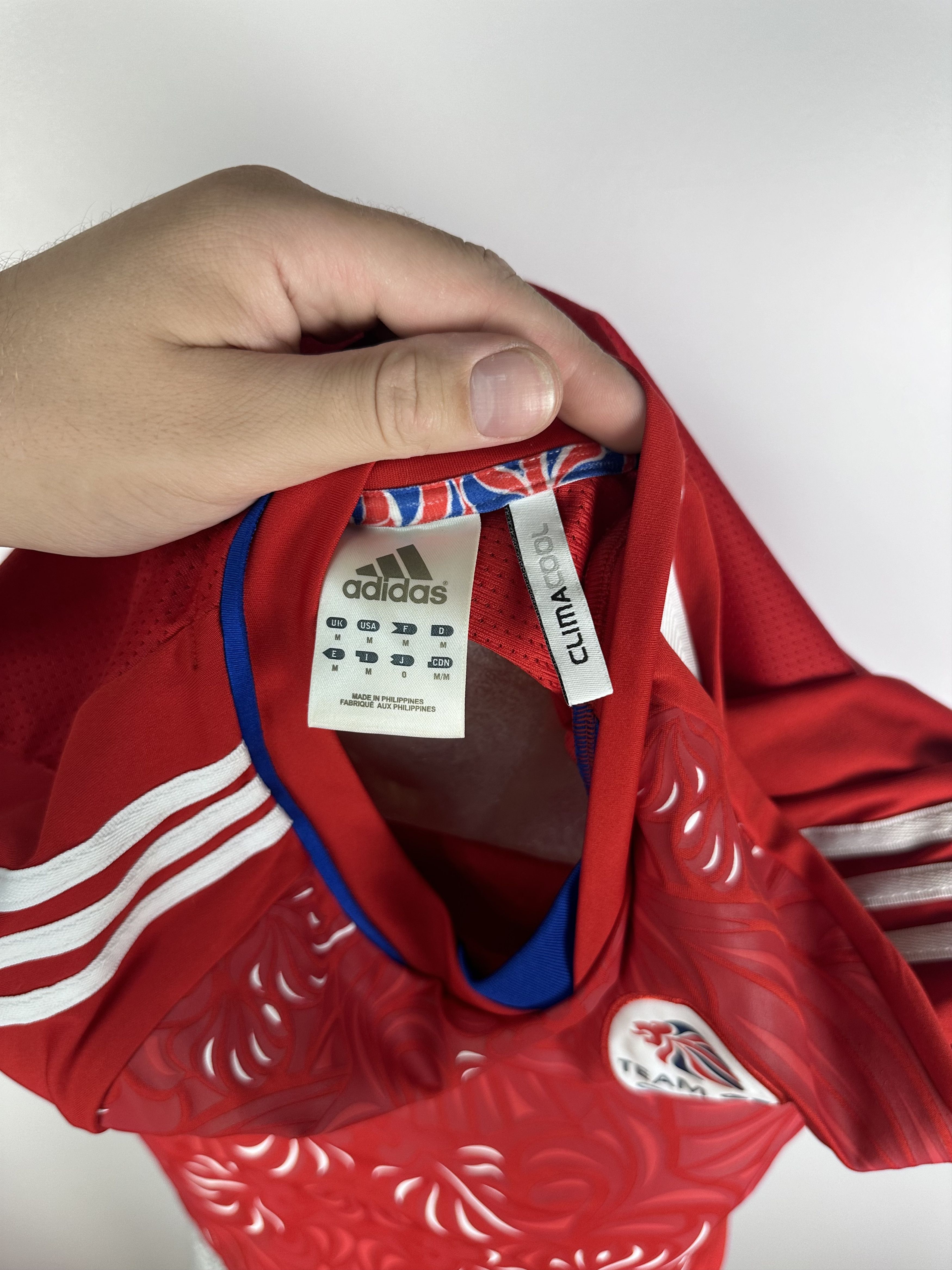 Adidas GREAT BRITAIN 2012 SHIRT JERSEY ADIDAS OLYMPIC GAMES Size US M / EU 48-50 / 2 - 10 Thumbnail